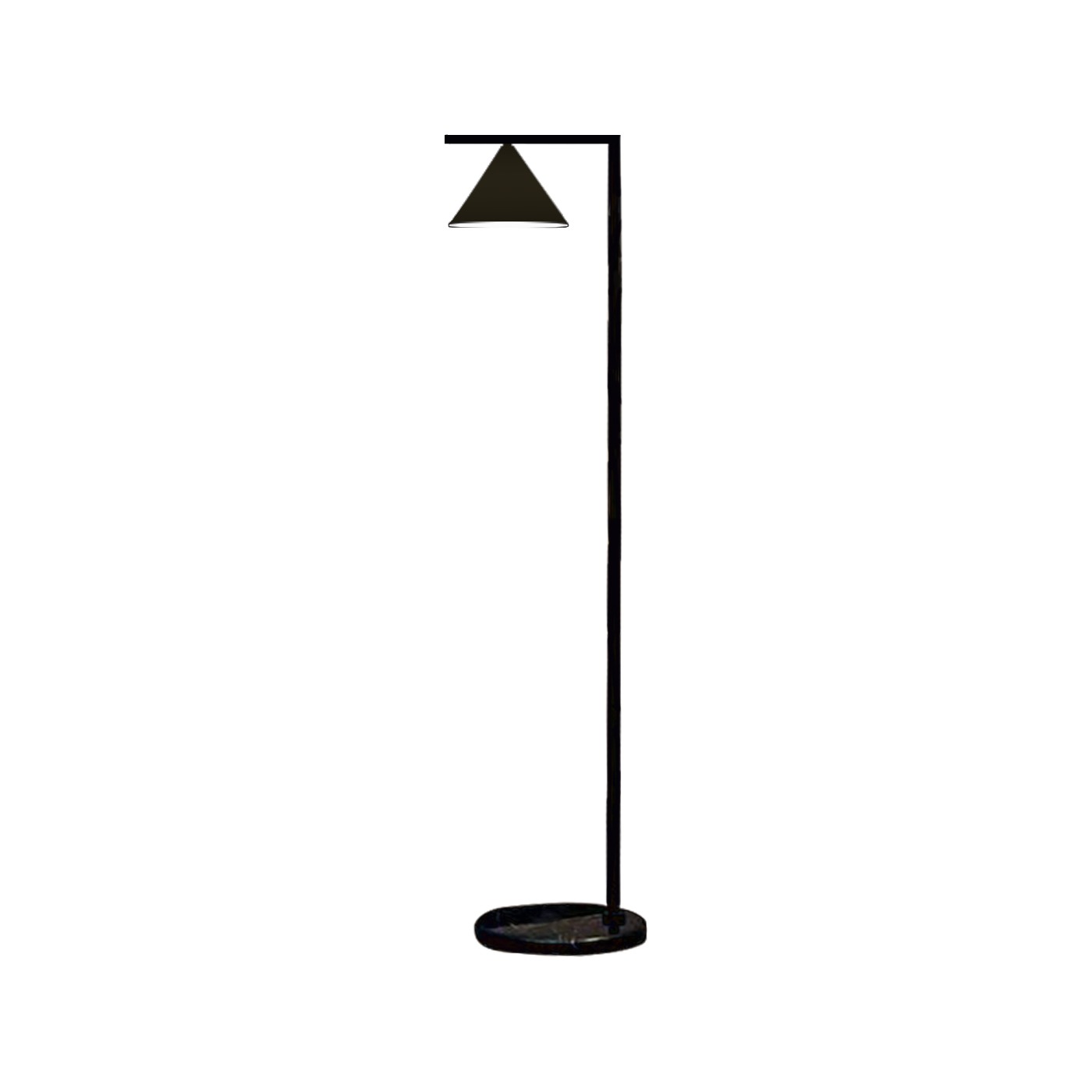 Charcoal Black Floor Lamp