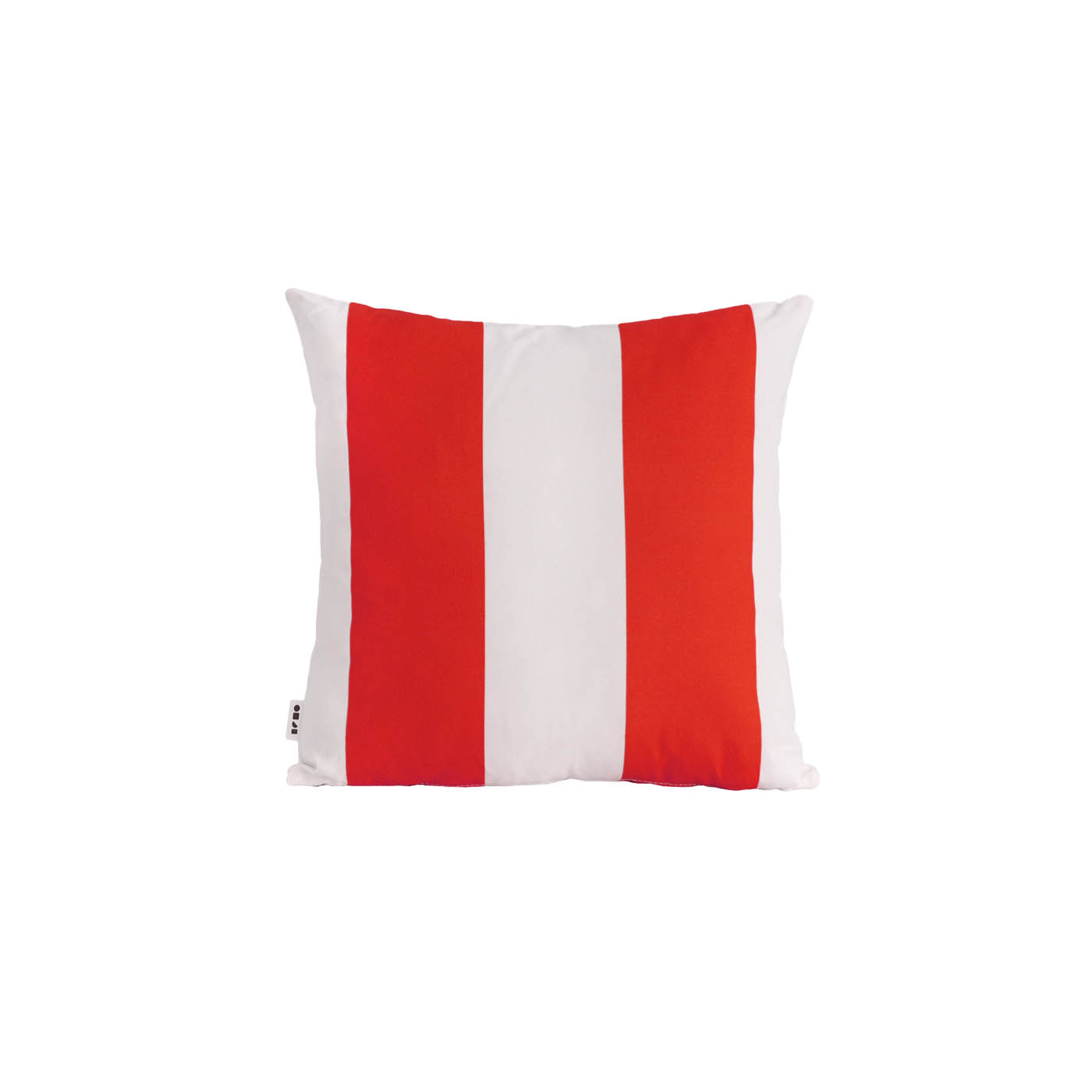 Palermo Red-White Striped Cushion