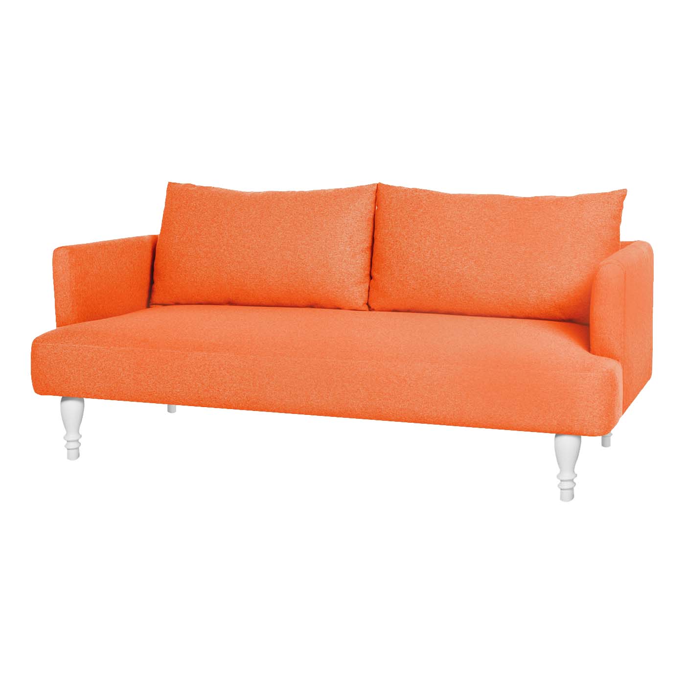 Rosewall  White Double Sofa