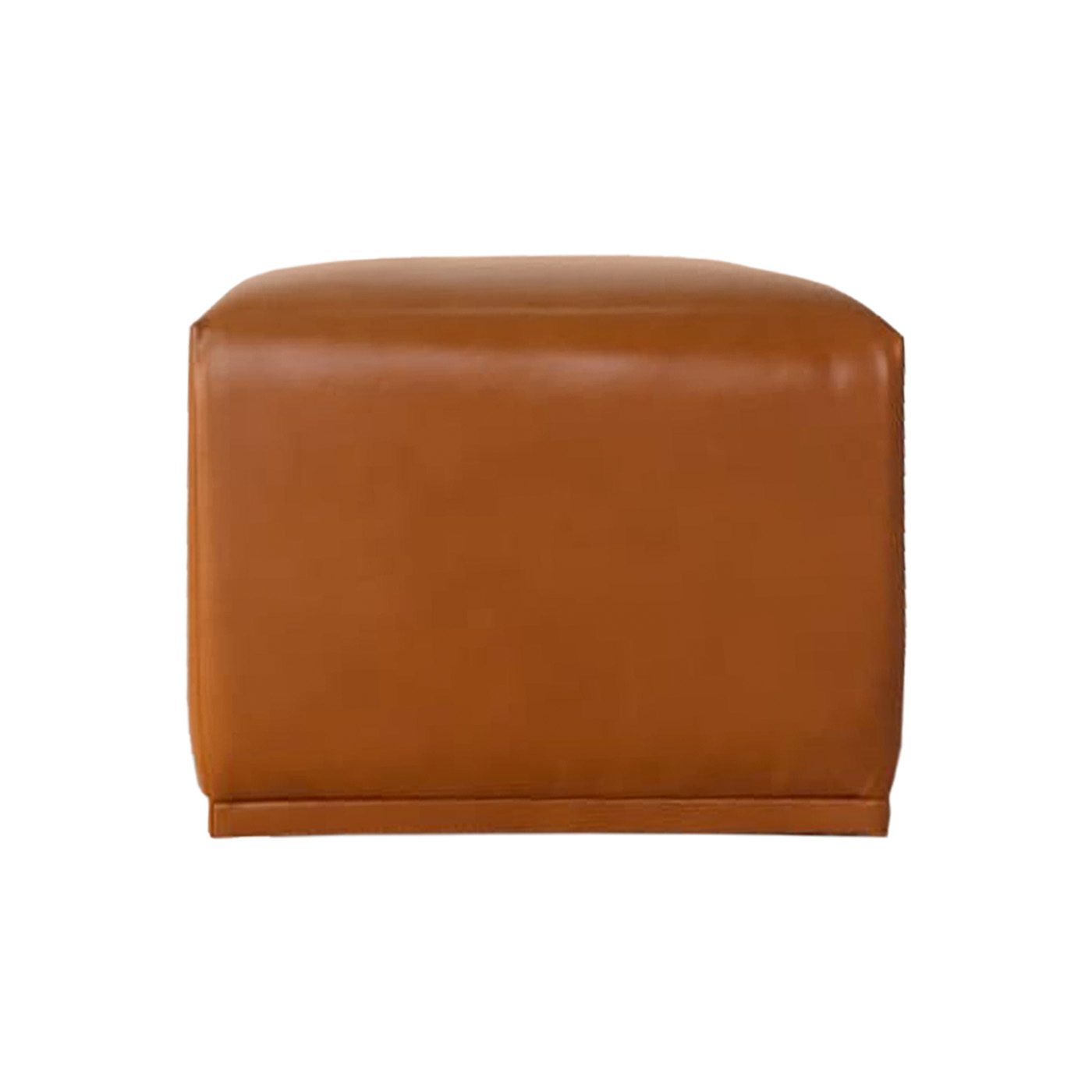 St. Pauli Faux Leather Ottoman (Clearance)