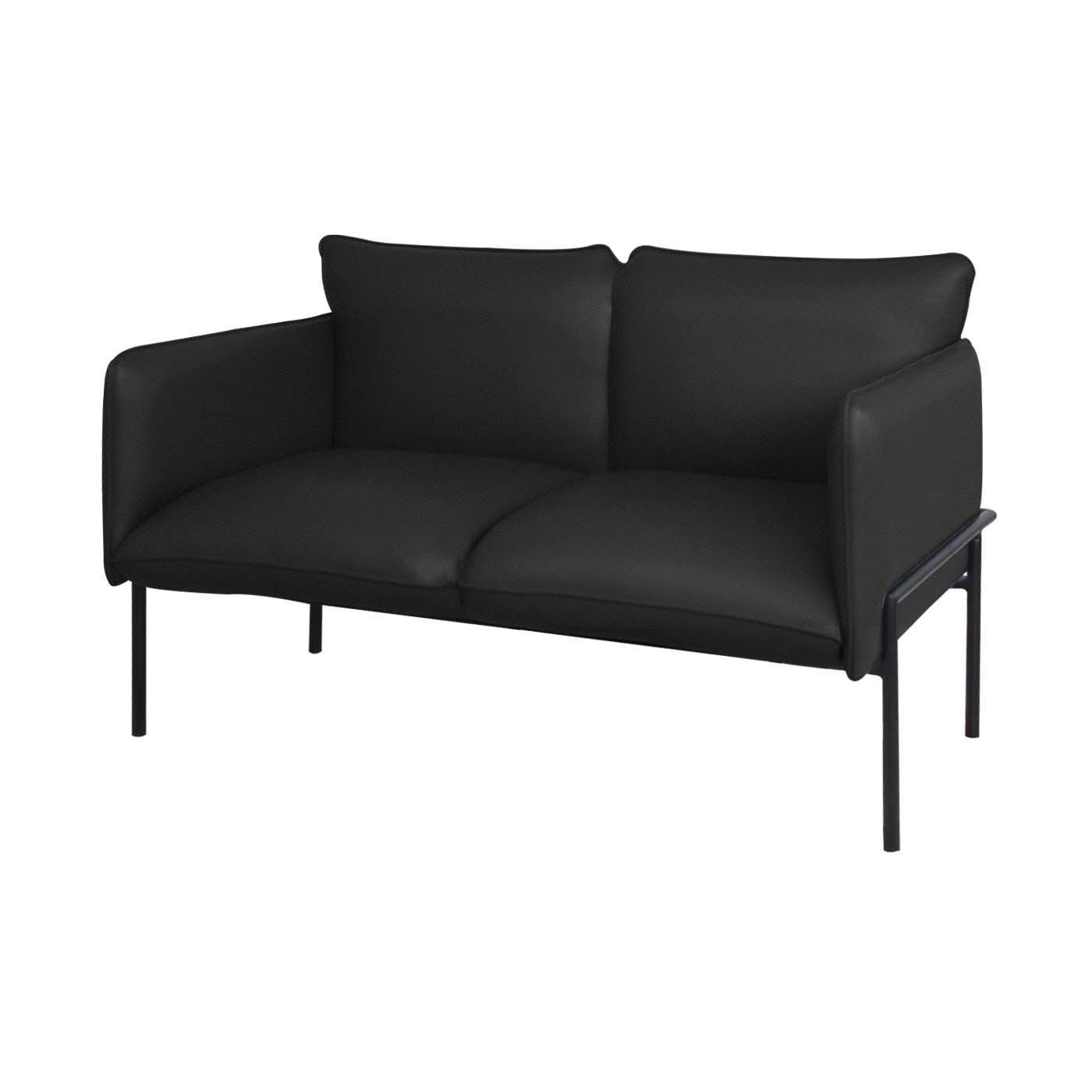 Dessau Faux Leather Double Sofa