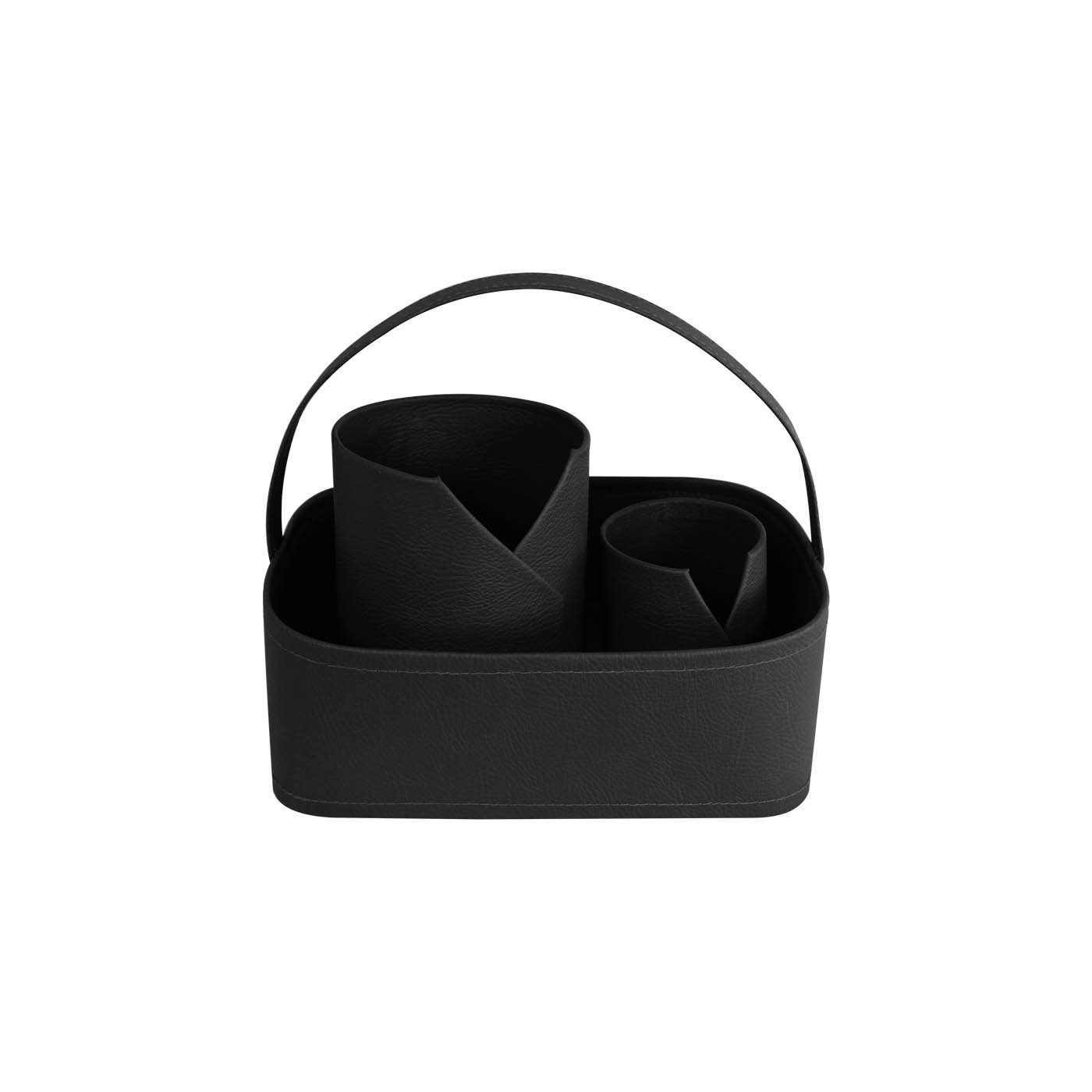 Porte-Stylo Faux Leather Desk Organizer(Clearence)