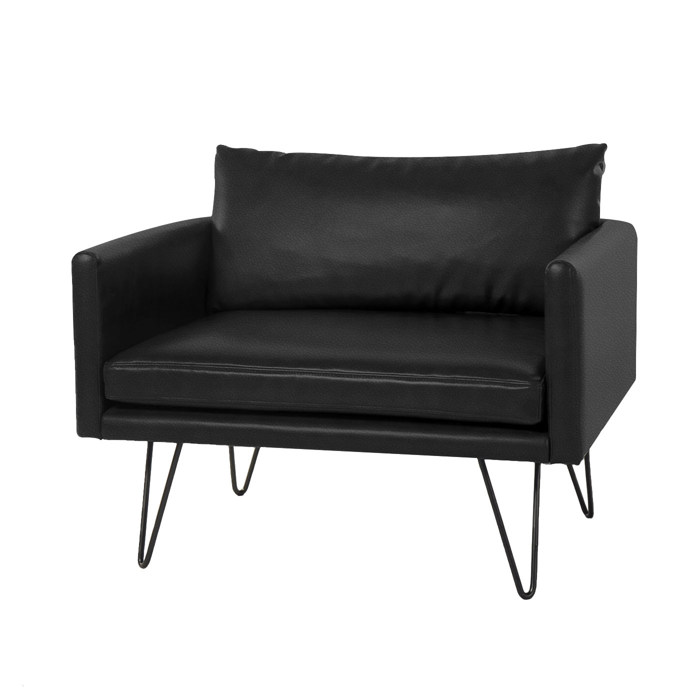 Noblitt Faux Leather Single Sofa
