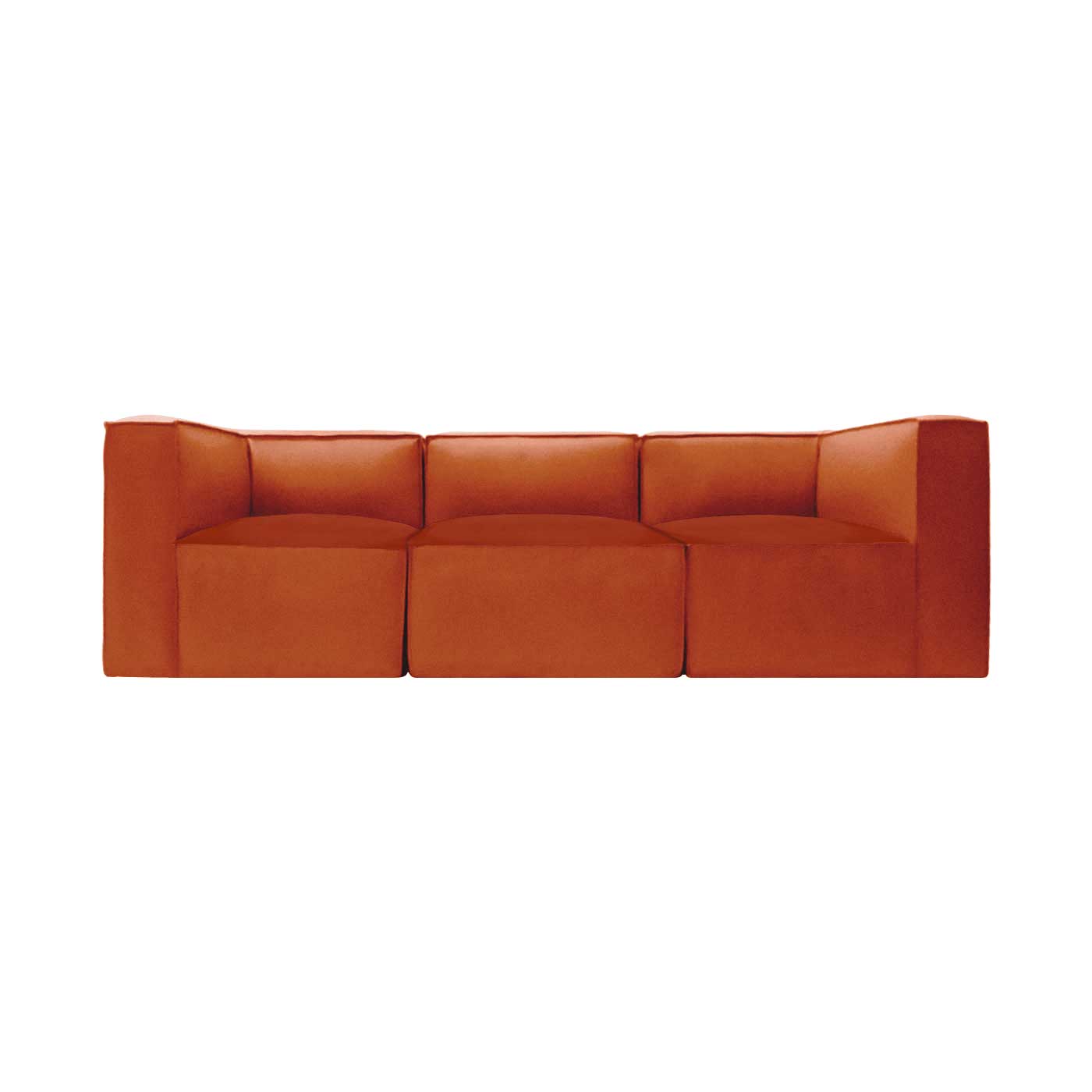 Malmo Orange Sofa & Chaise