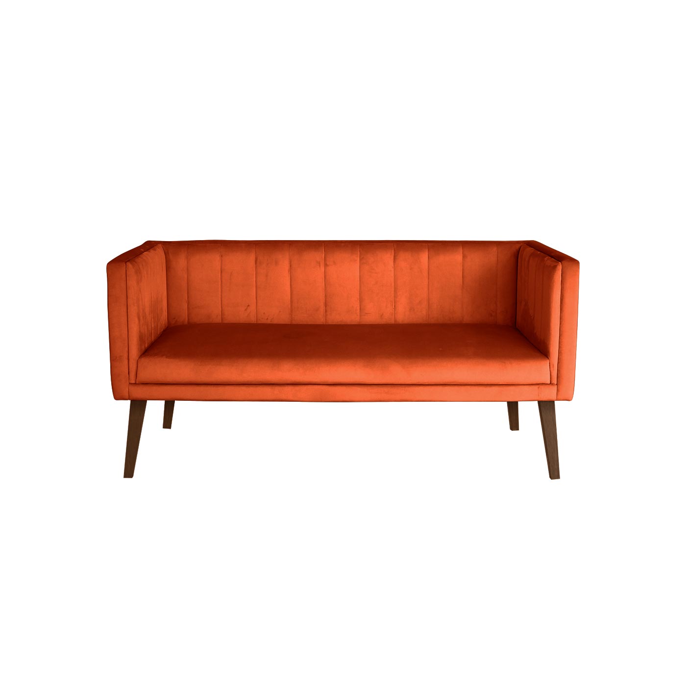 Melrose Orange Dark Double Sofa