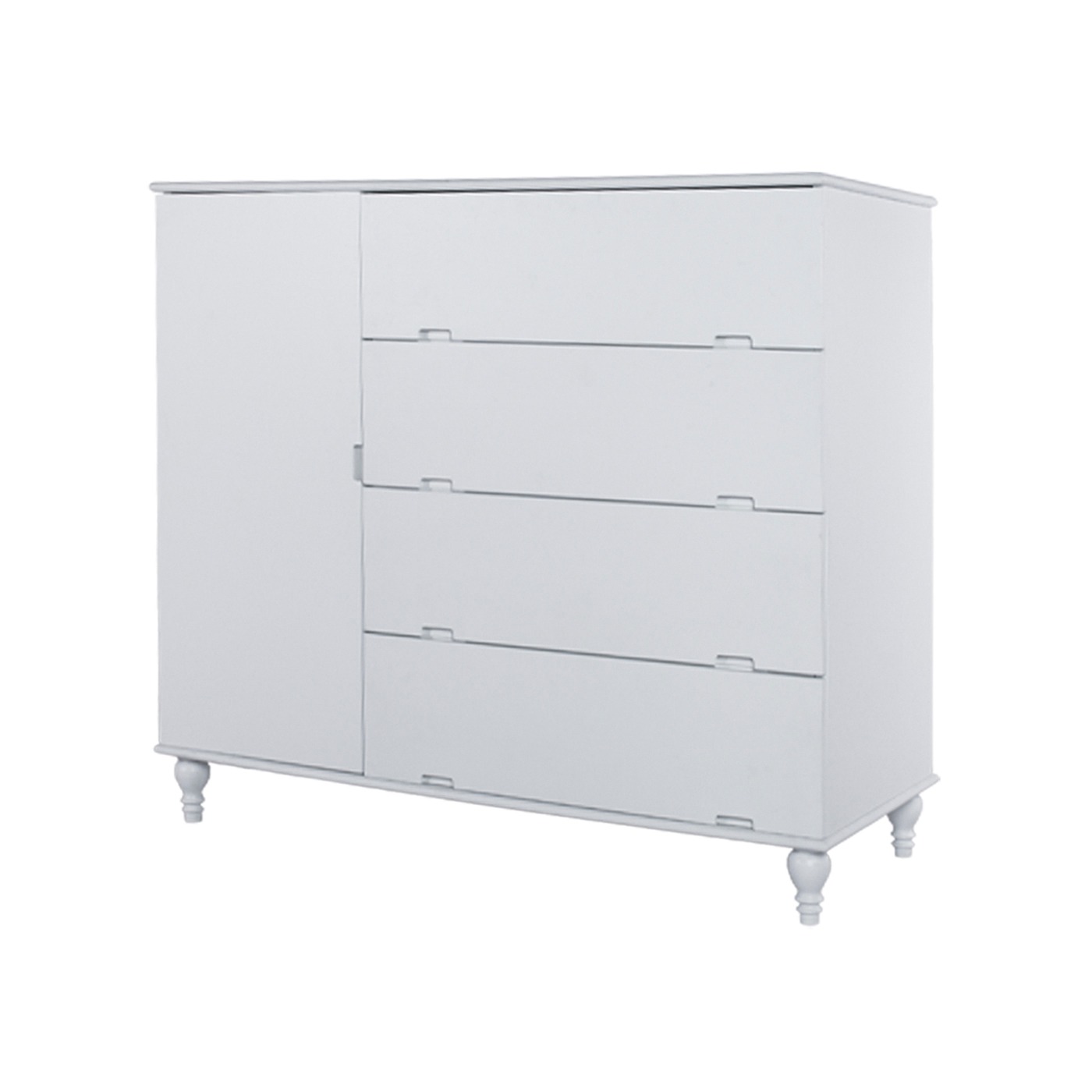 Rosewall White Chest of Drawers