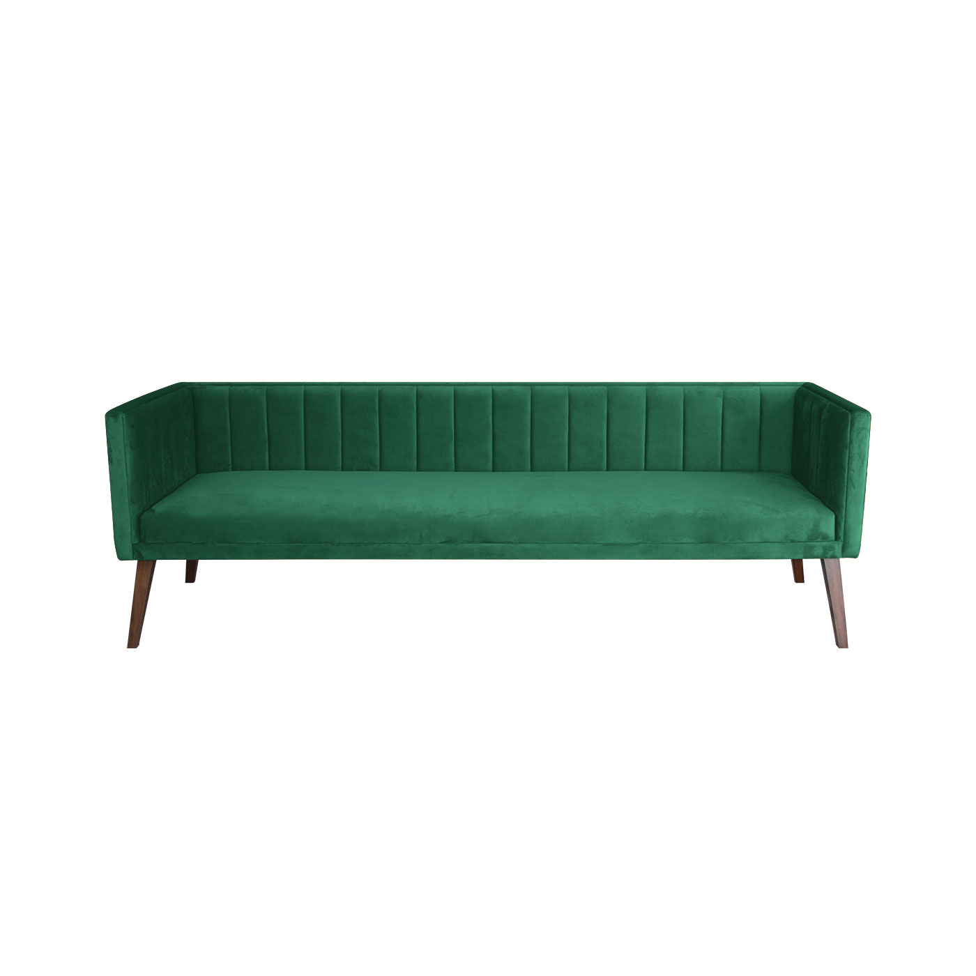 Melrose Green Dark Three Seater Sofa
