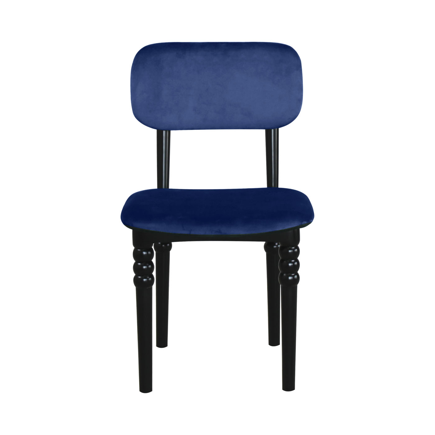 Knole Dark Blue Black Dining Chair