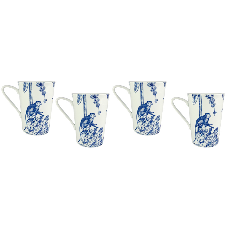 Tropisk Monkey Ceramic Dinner Set