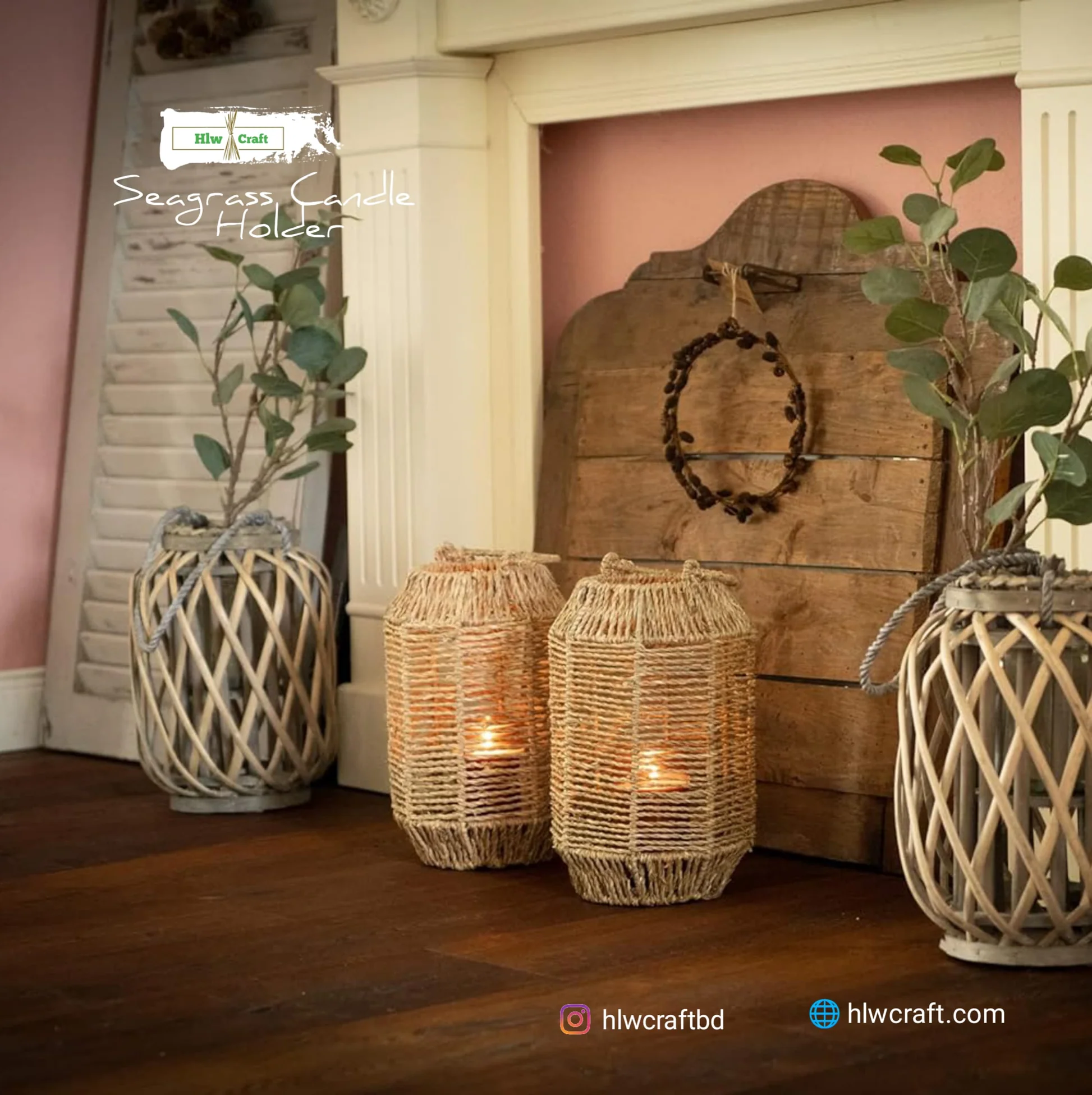 Braided Tall Table Lamp