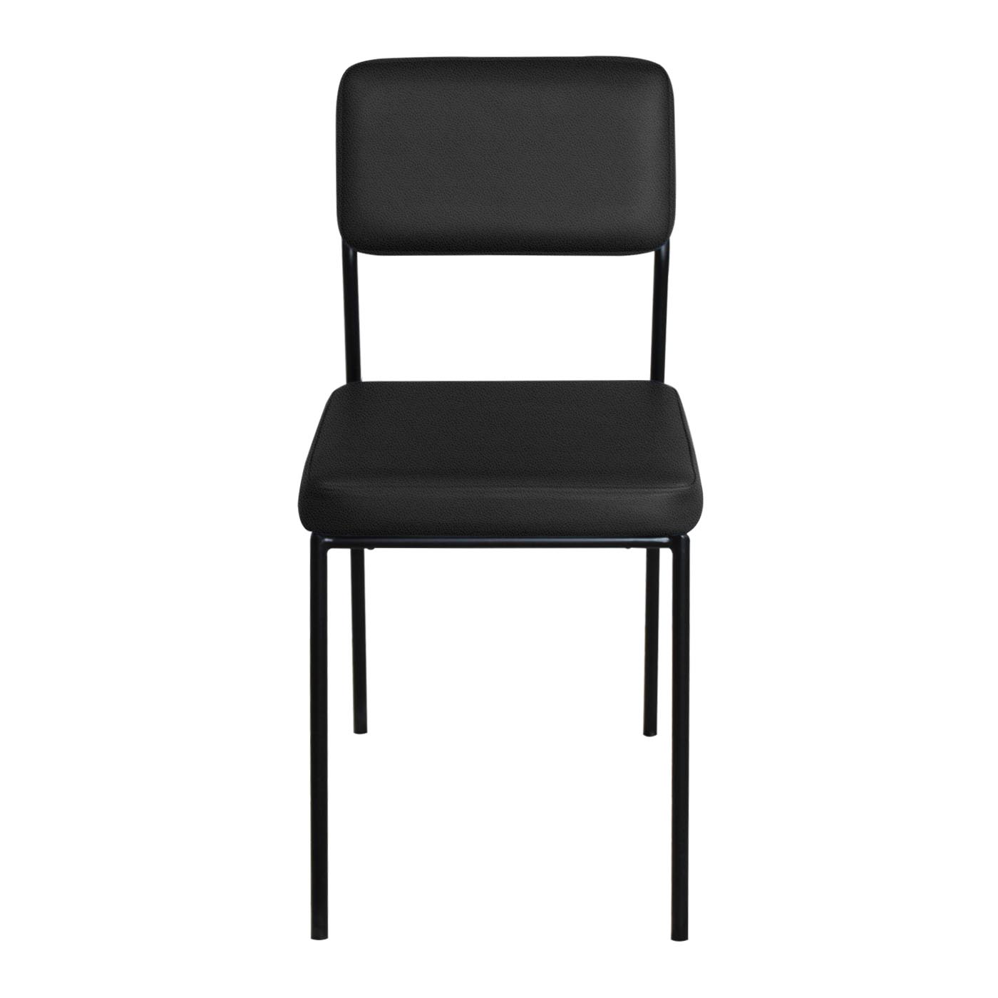 Dessau Textured Black Visitors Chair