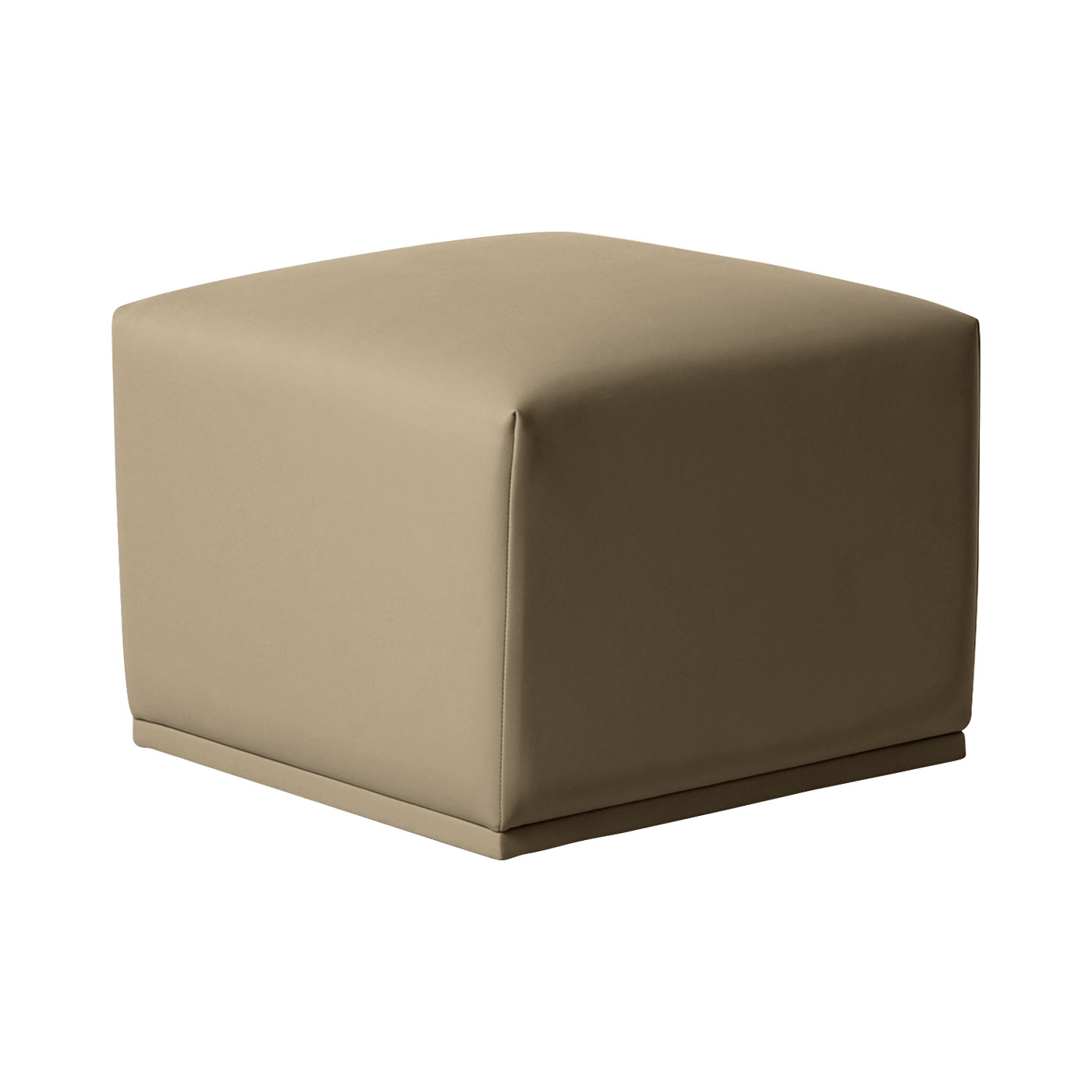 St. Pauli Faux Leather Ottoman (Clearance)