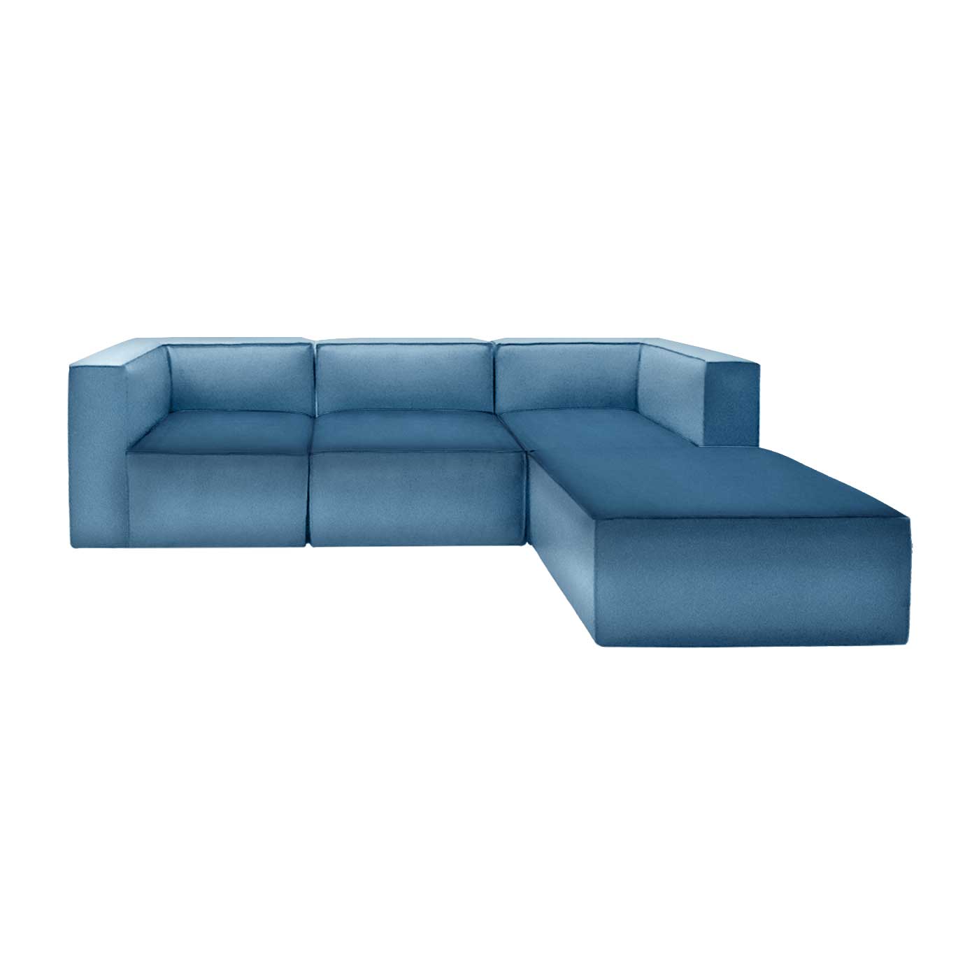 Malmo Light Blue Sofa & Chaise