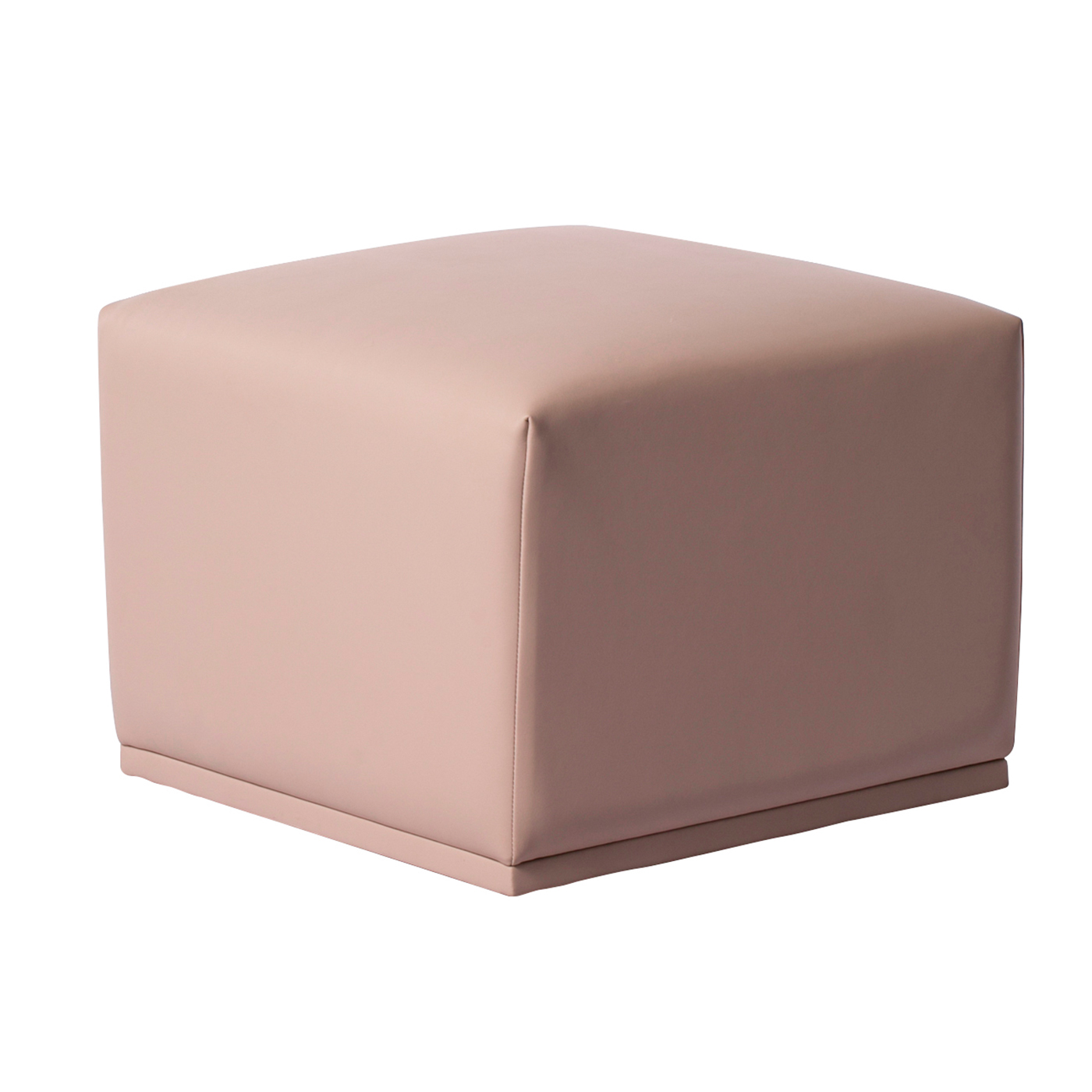 St. Pauli Faux Leather Ottoman (Clearance)