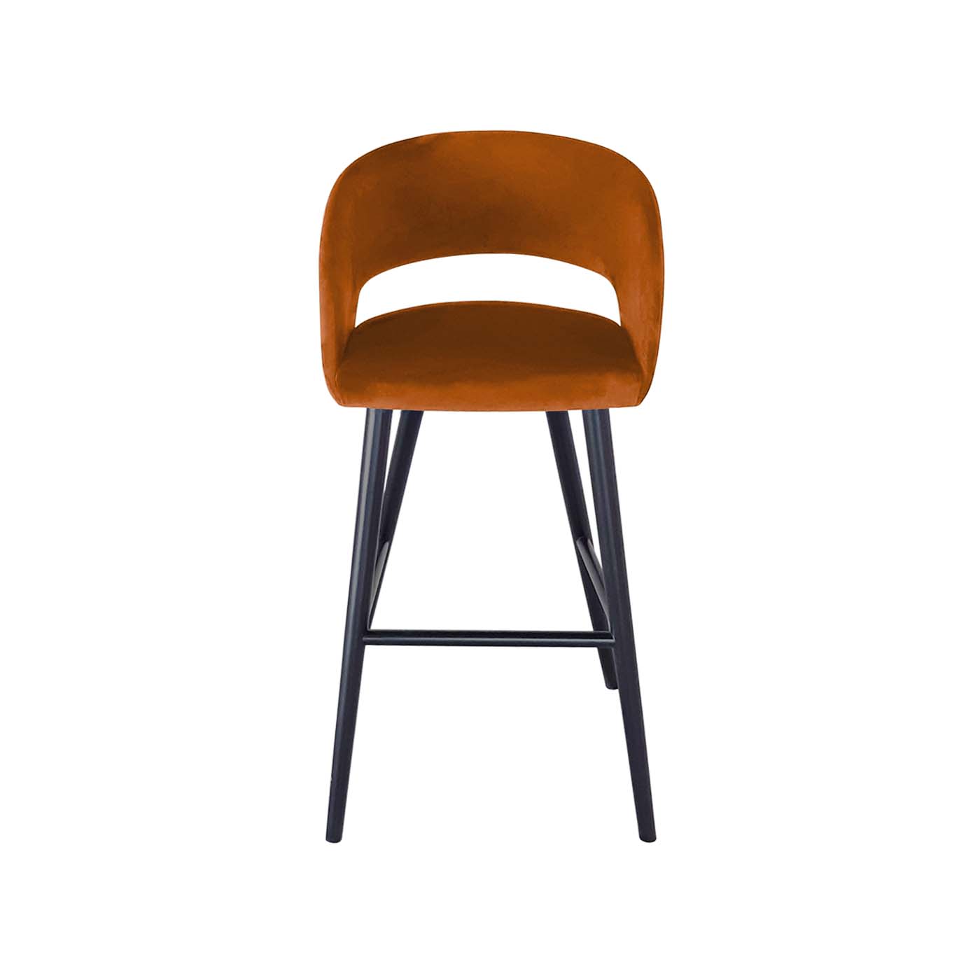 Ostrava Orange Bar Chair