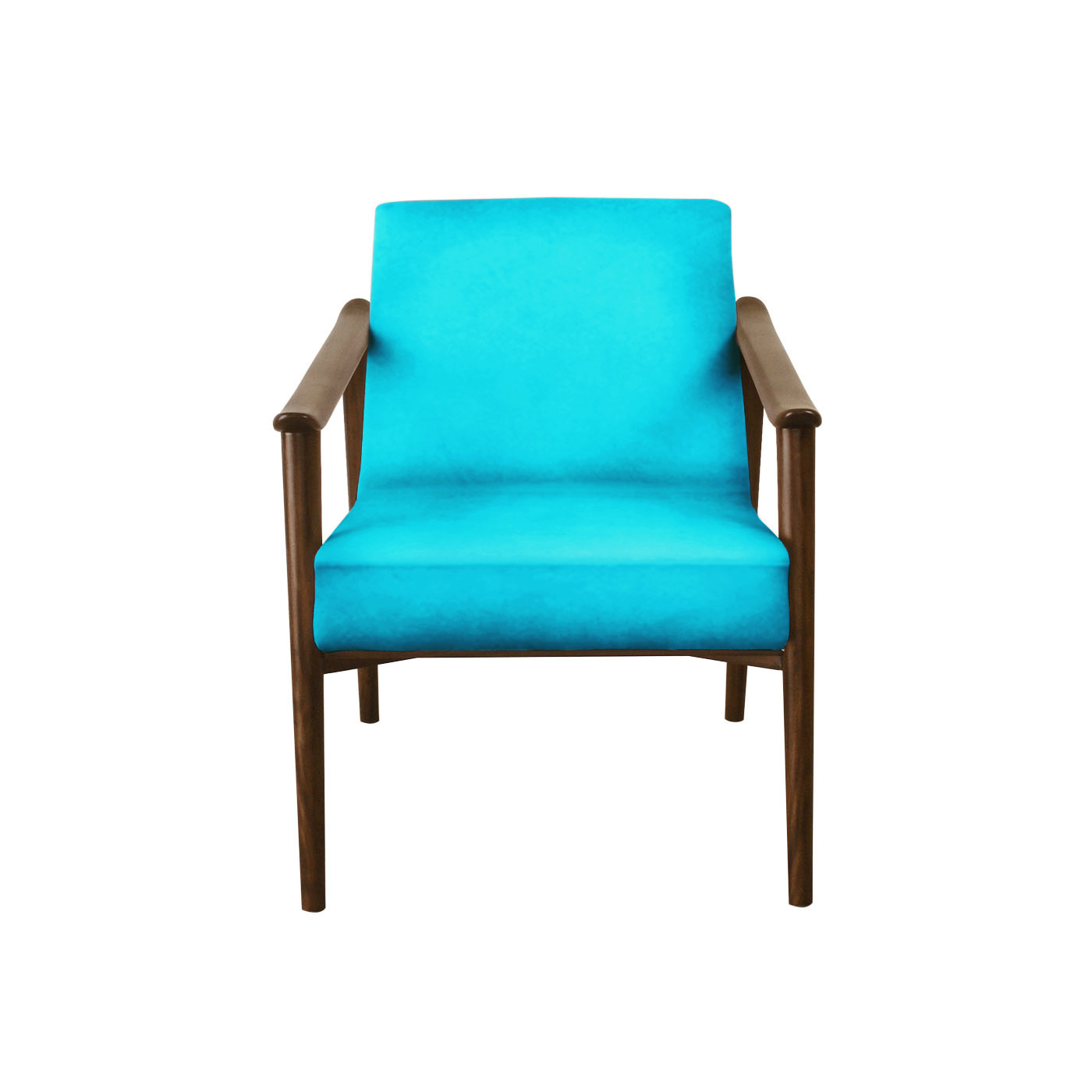 Williamsburg Turquoise Dark Arm Chair