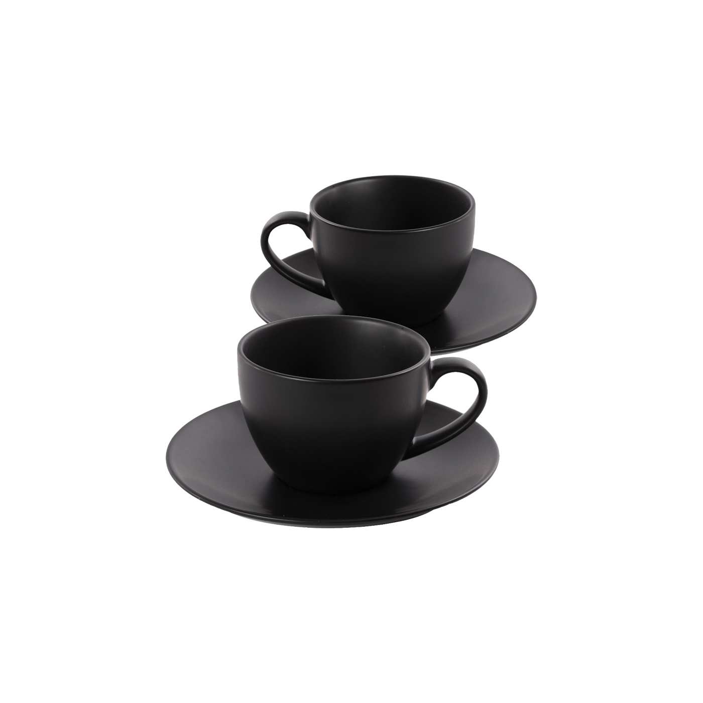 Black Ceramic Tea Sets