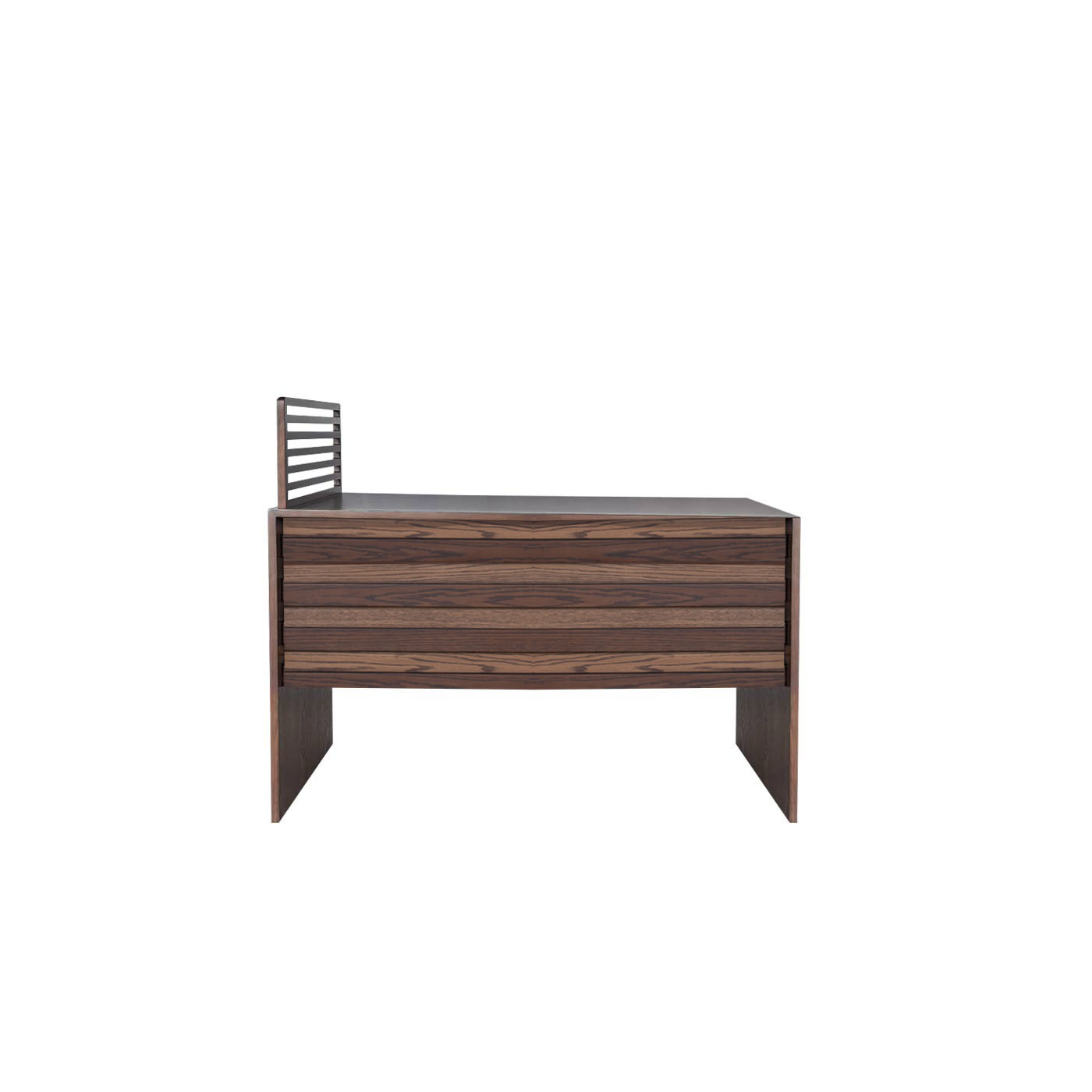 Asker Mahogany Wood Workstation