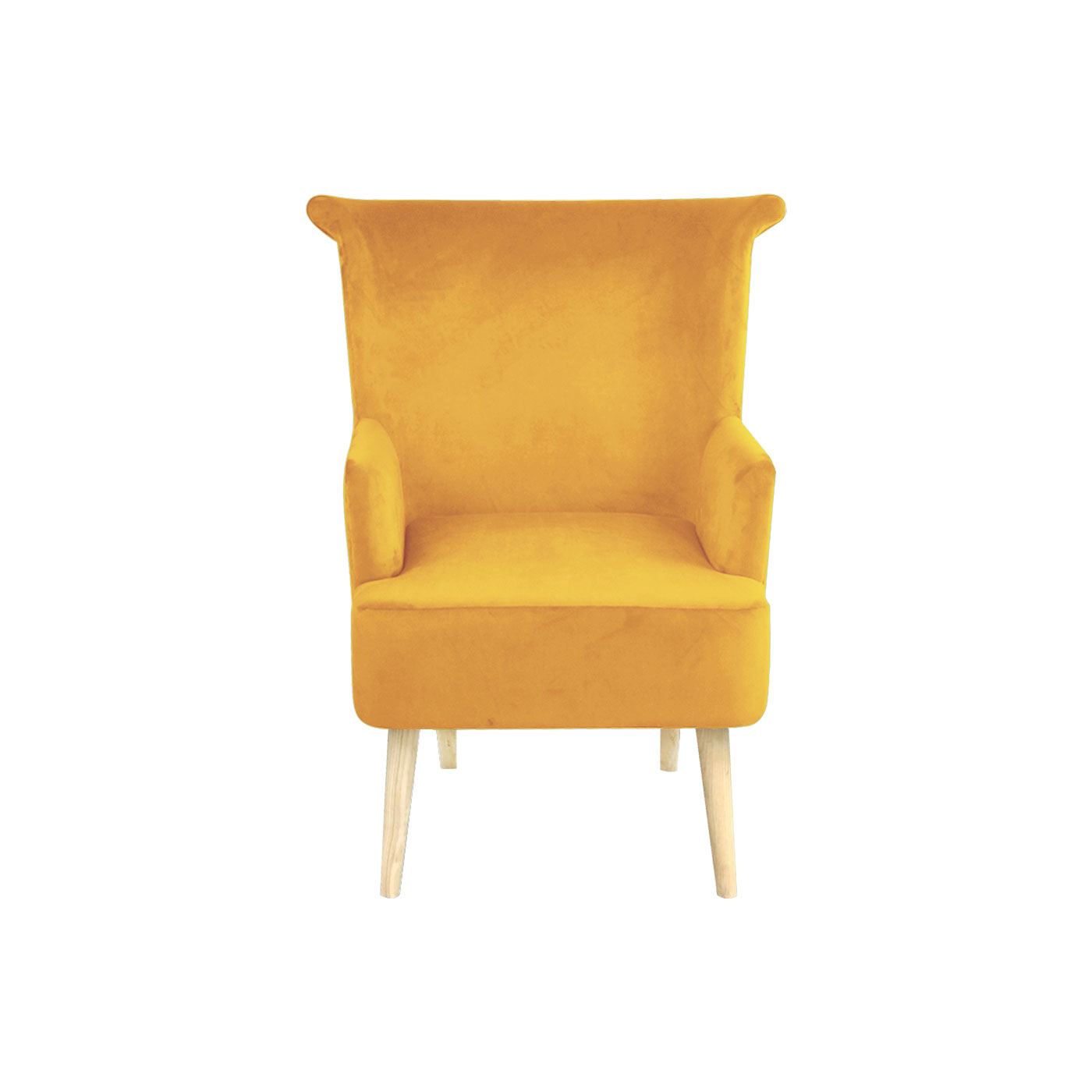 Pompeii Yellow Light Arm Chair