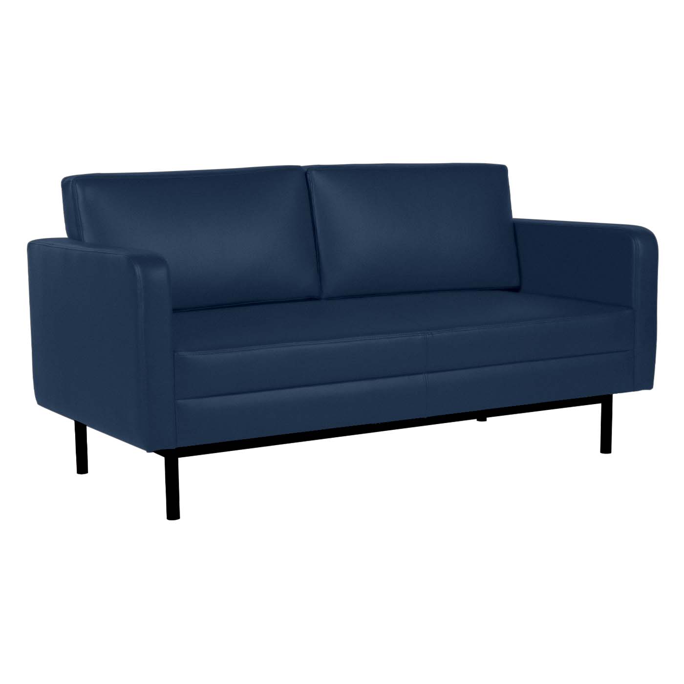 Asheville Blue Black Double Sofa