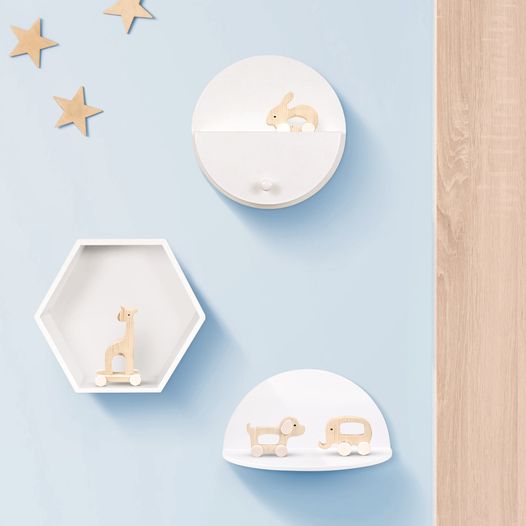 Bambino Hexagonal Wall Shelf (Clearance)
