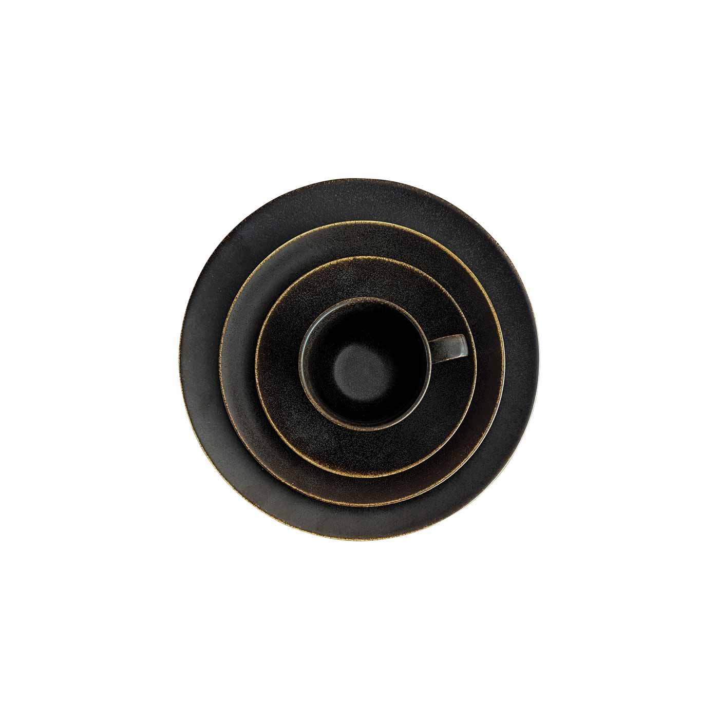 Tierra Black Dinner Set