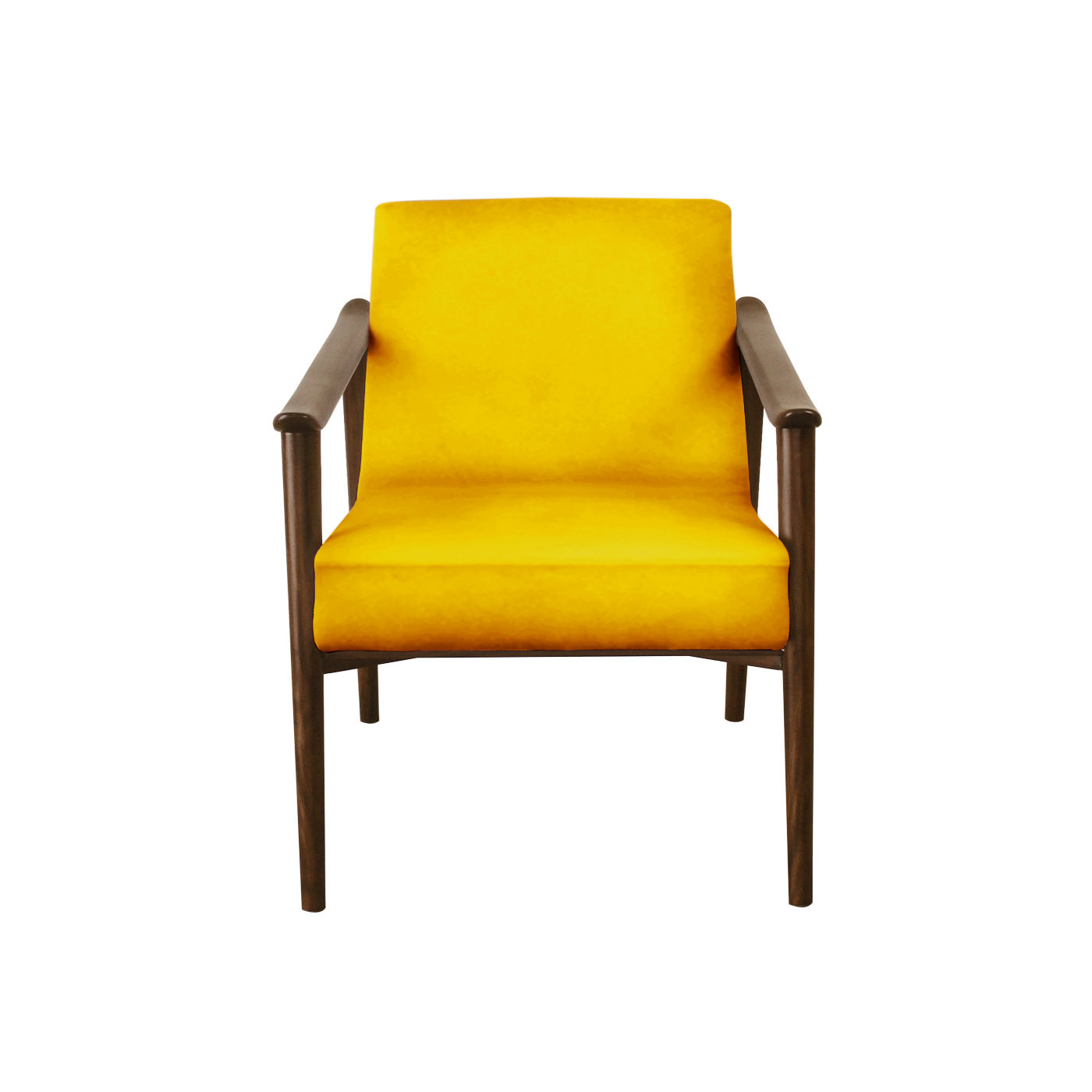 Williamsburg Yellow Dark Arm Chair