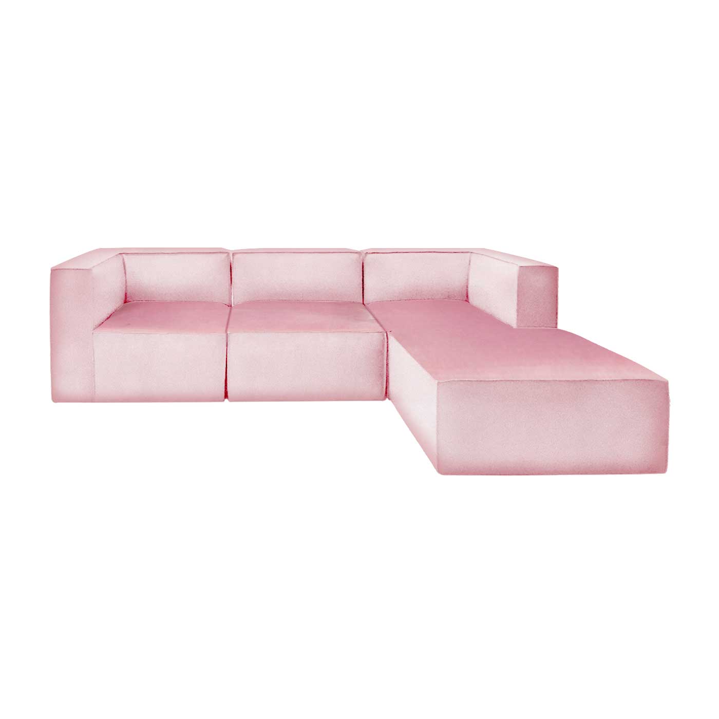 Malmo Pink Sofa & Chaise