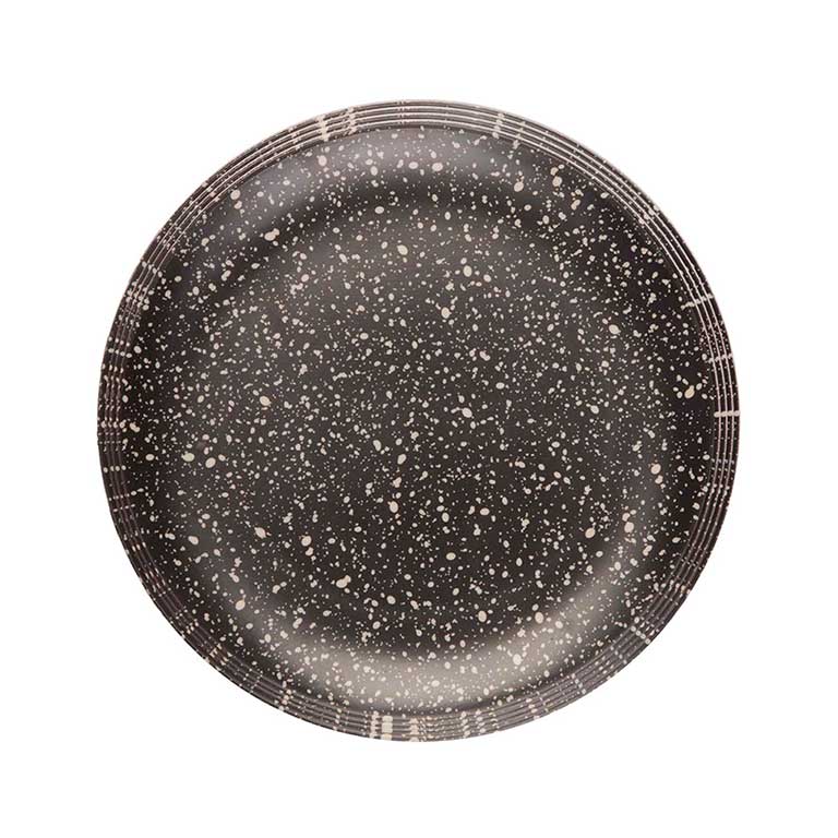 Black Splatter Small Plates