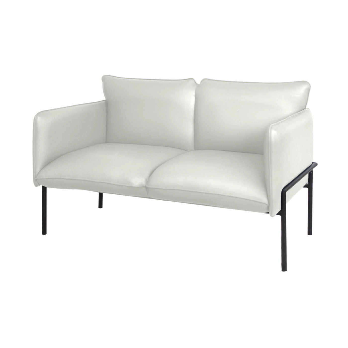 Dessau Faux Leather Double Sofa