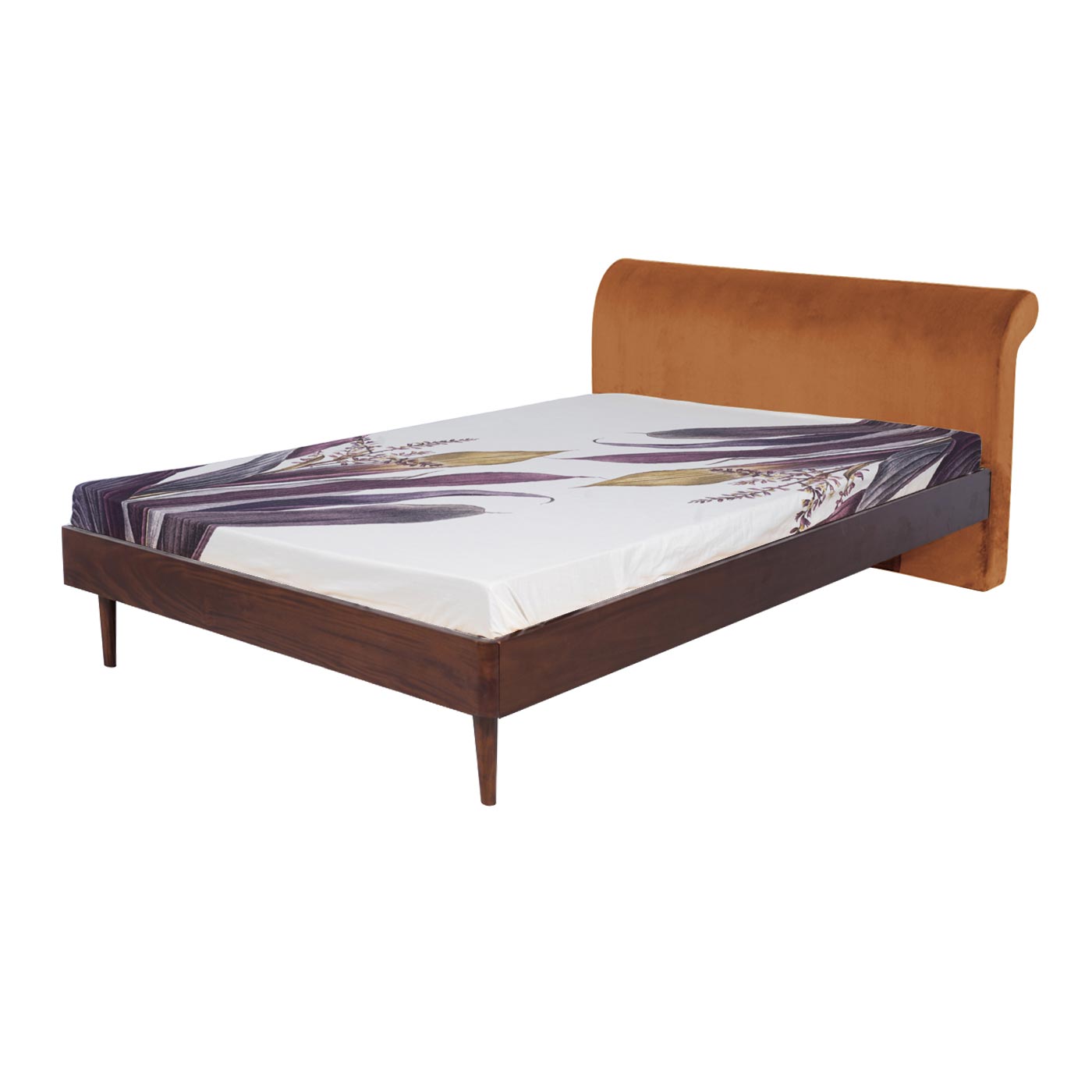 Pompeii  Dark Queen Bed