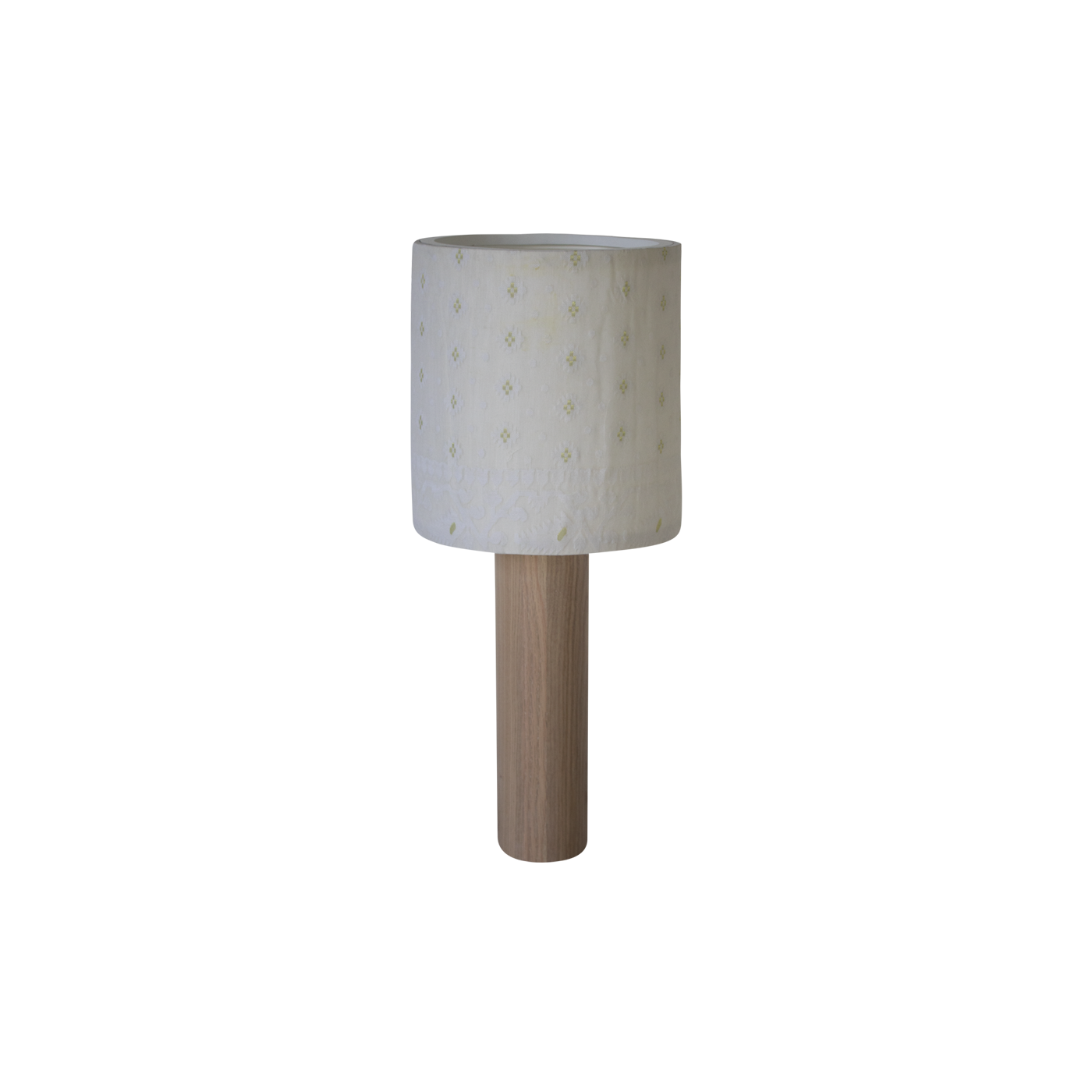 Ivory Jamdani Alo Lamp