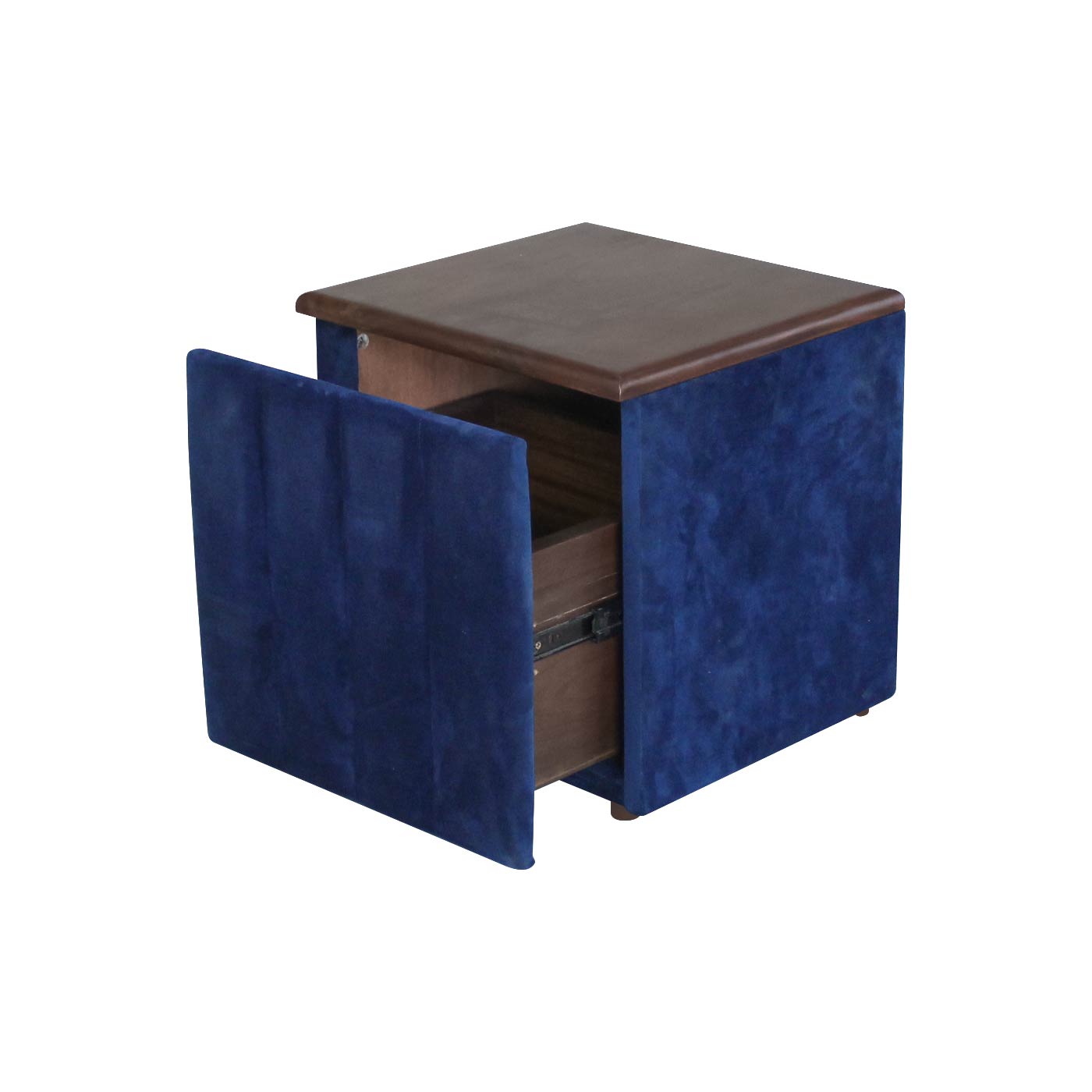 Melrose Dark Blue Dark Bedside Table
