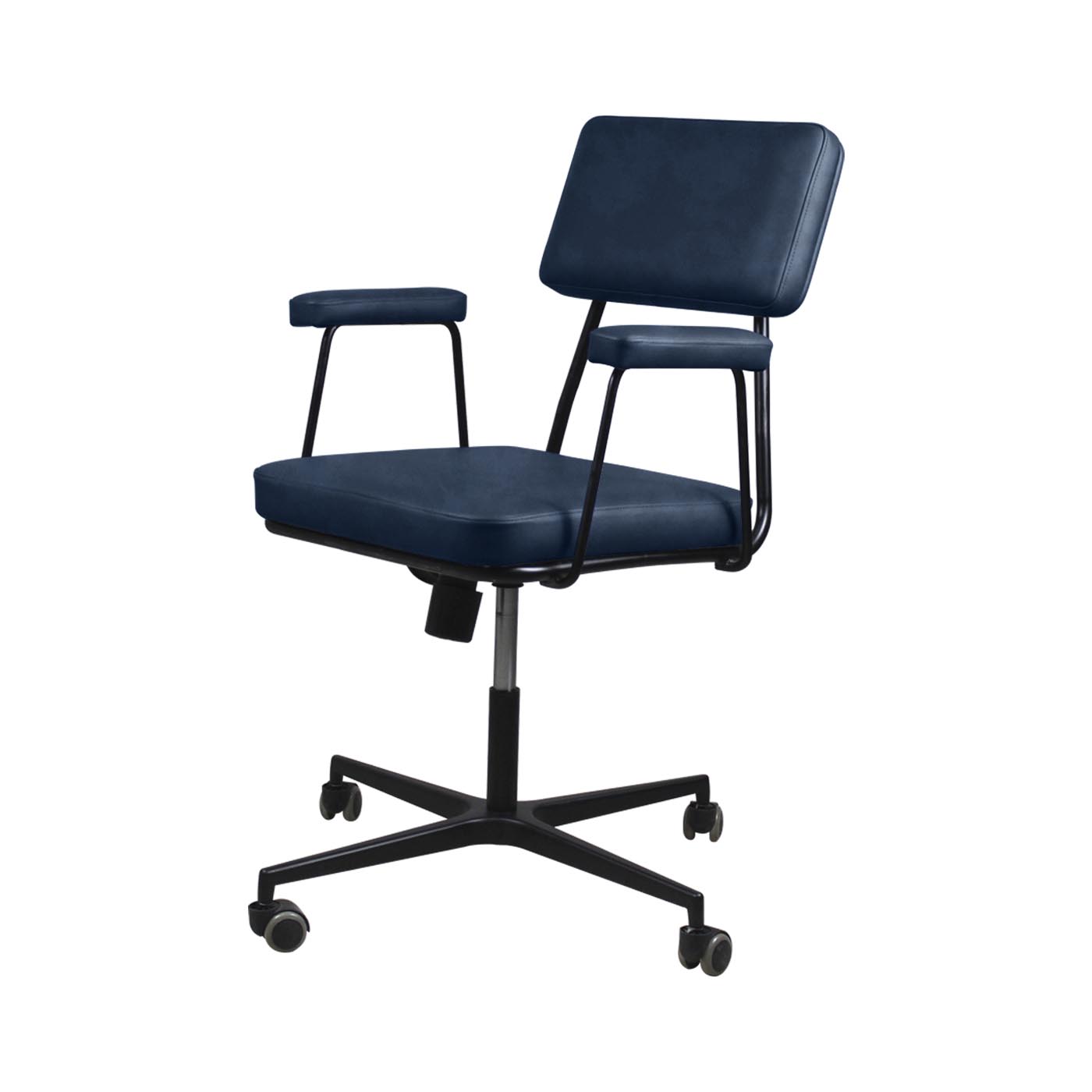 Noblitt Dark Blue Work Chair