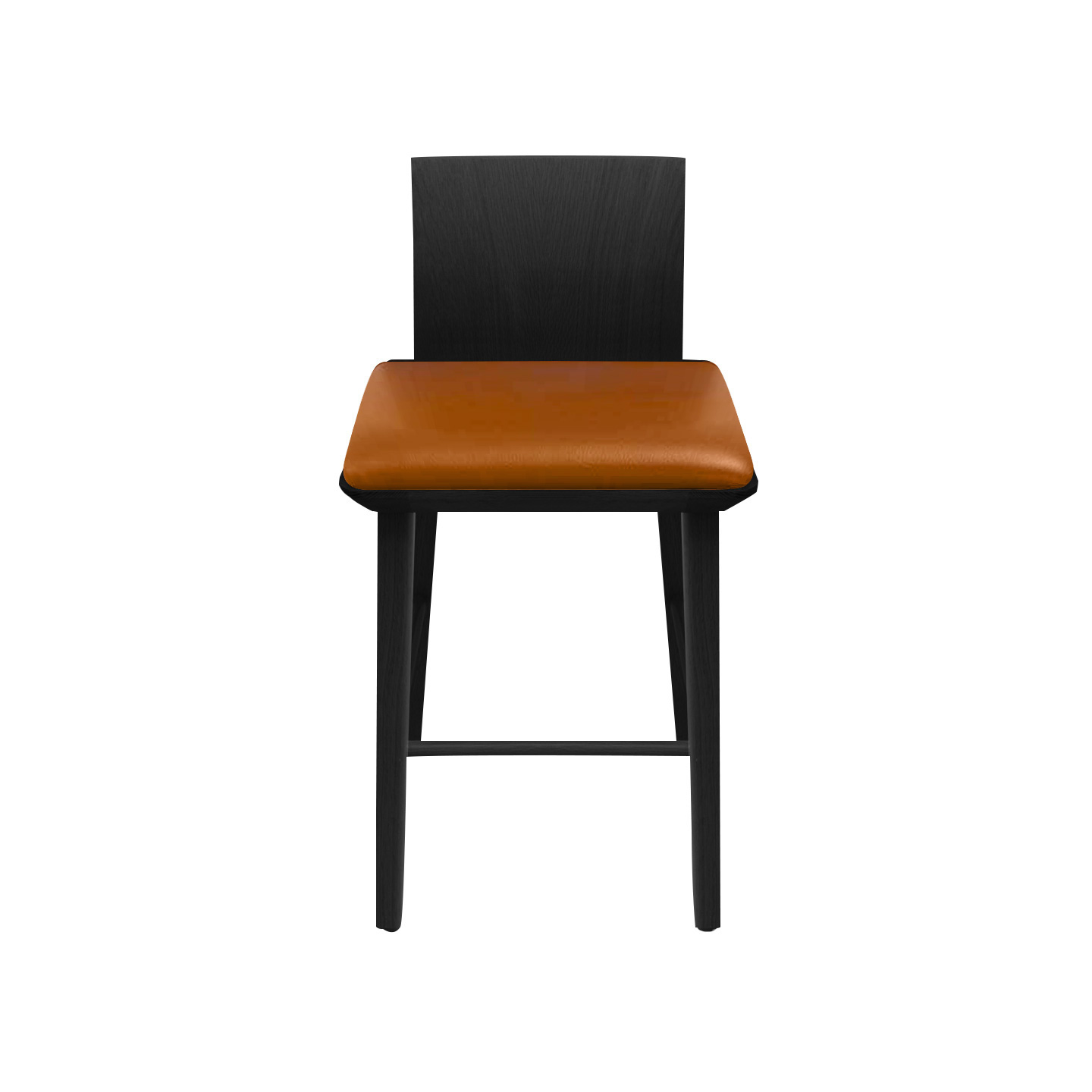 Muko Caramel Black Bar Chair