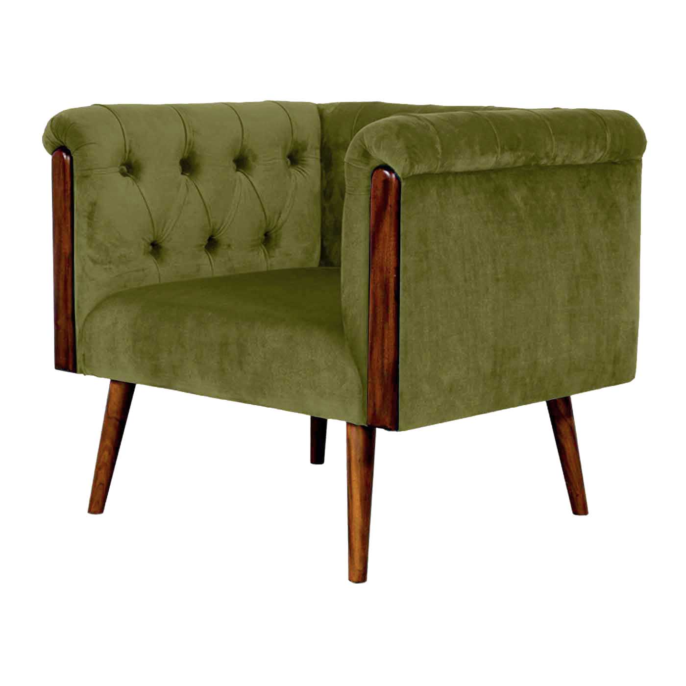Chesterfield  Dark Single Sofa