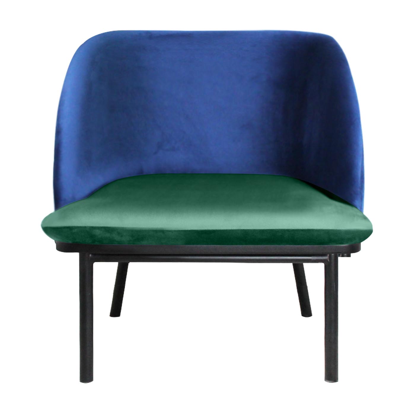 Navigli Dark Blue Green Black Single Sofa
