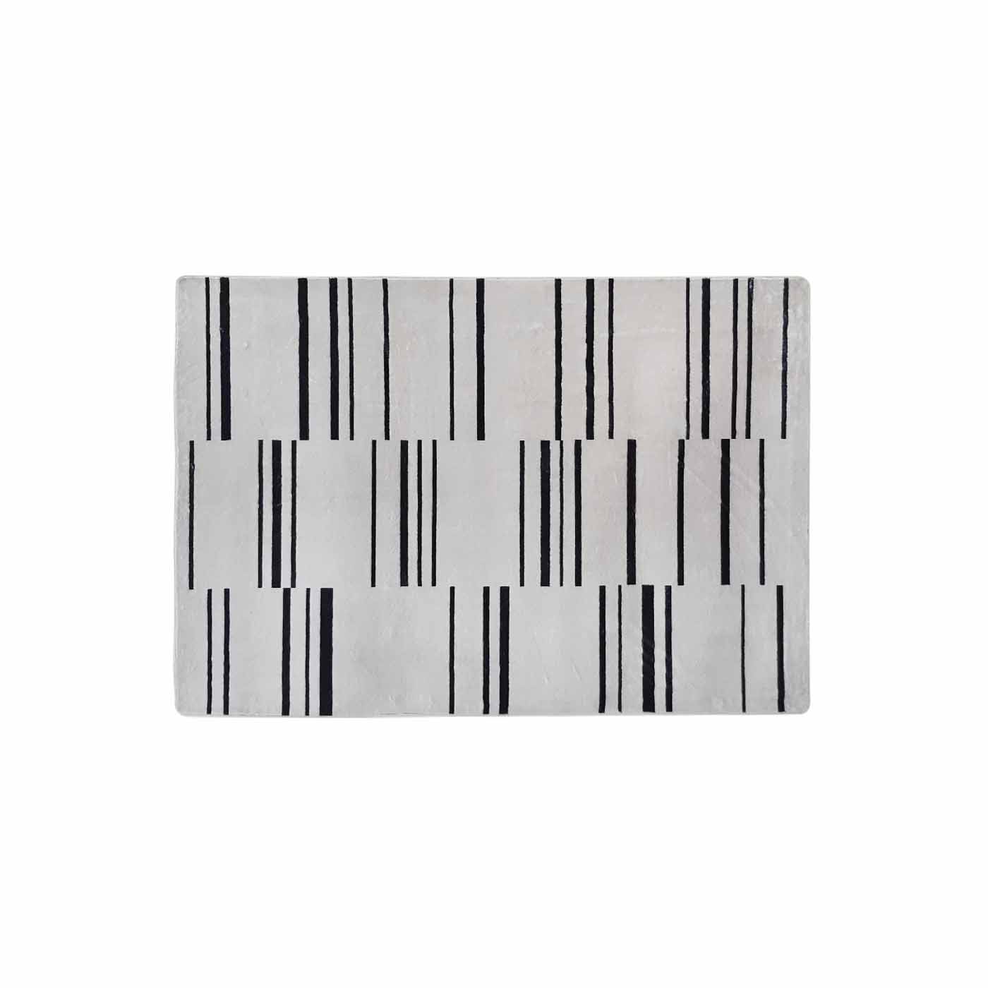 Linear Monochrome Rug
