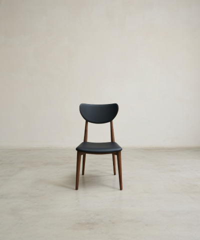 Williamsburg Faux Leather Dark Dining Chair