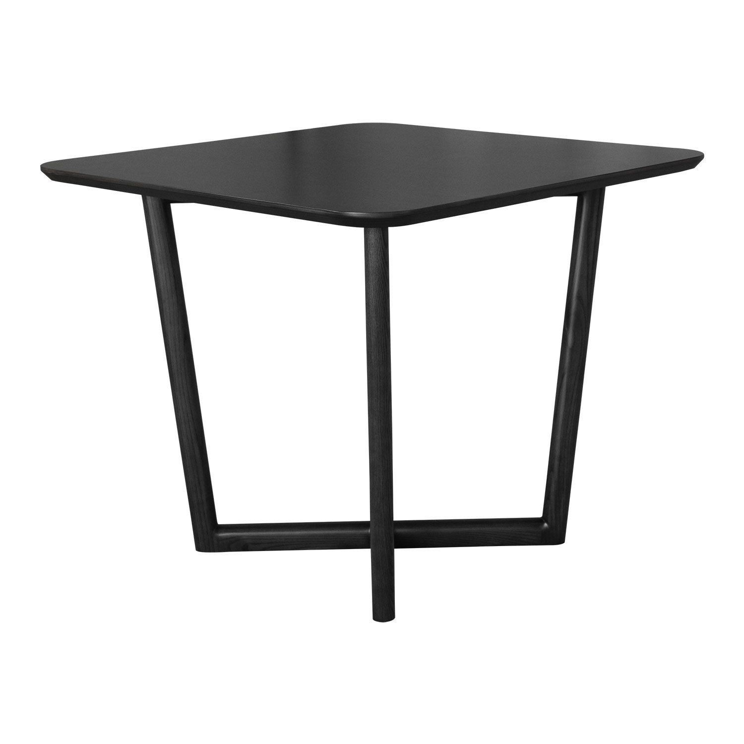 Navigli Black Large Four Seater Dining Table
