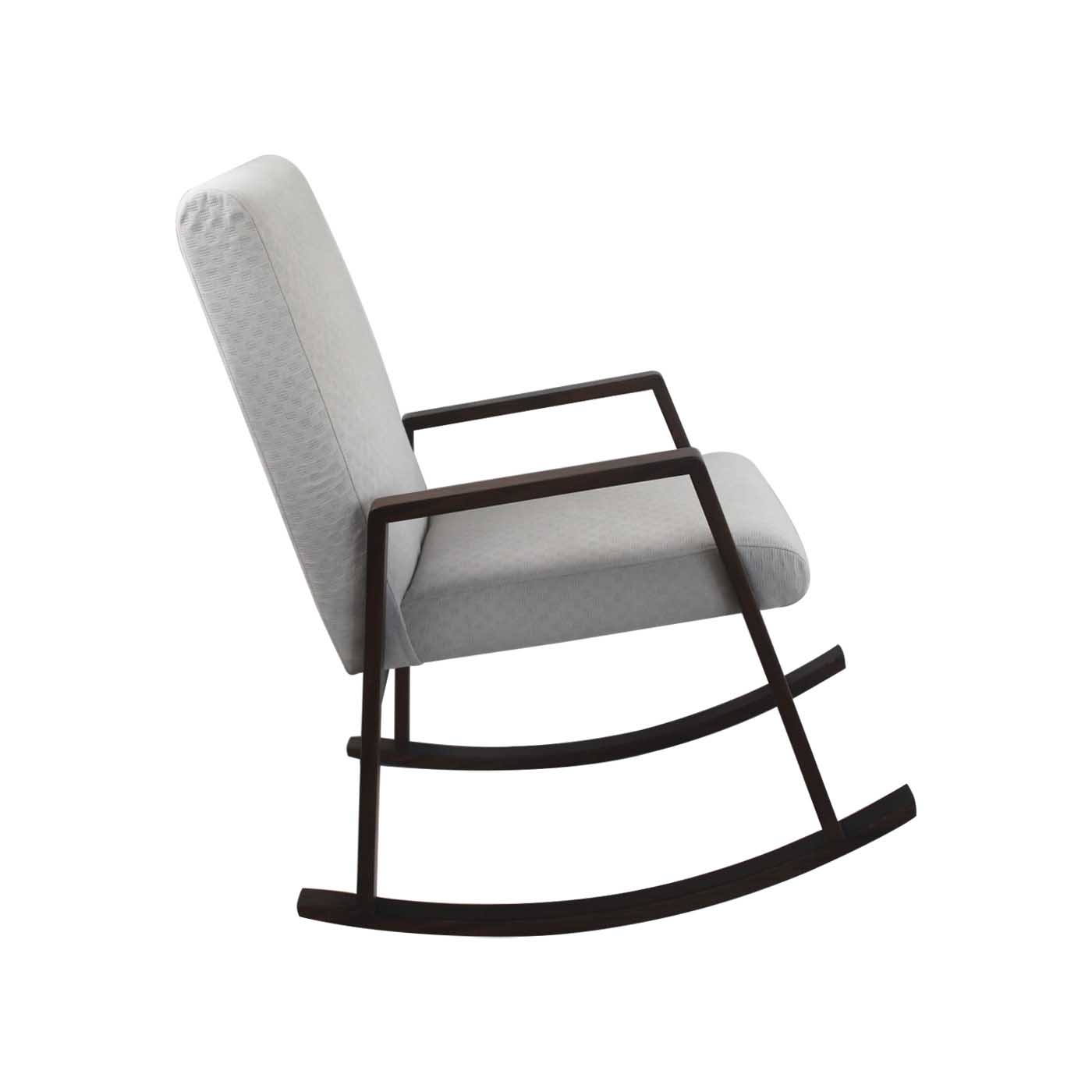 Muko Light Grey Dark Rocking Chair