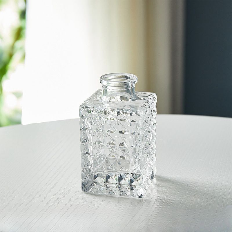 Verre Faceted Short Vase