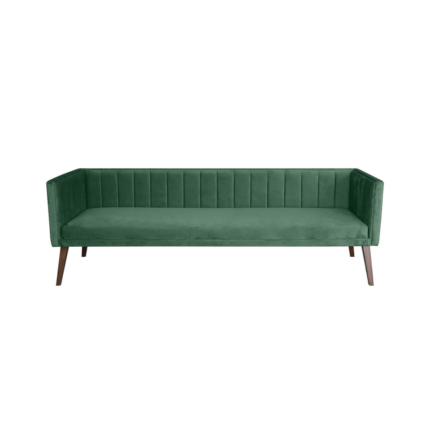 Melrose Dark Green Dark Three Seater Sofa