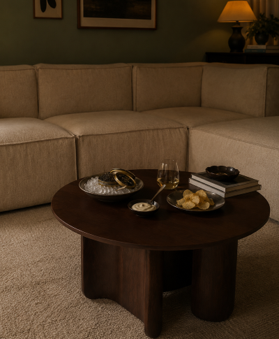 Nancy Engineered Wood Center Table