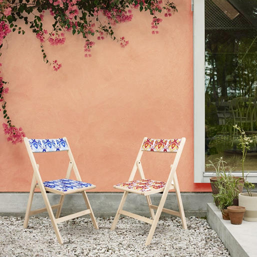 Kowloon Ikat  Light Folding Chair (Limited Edition)
