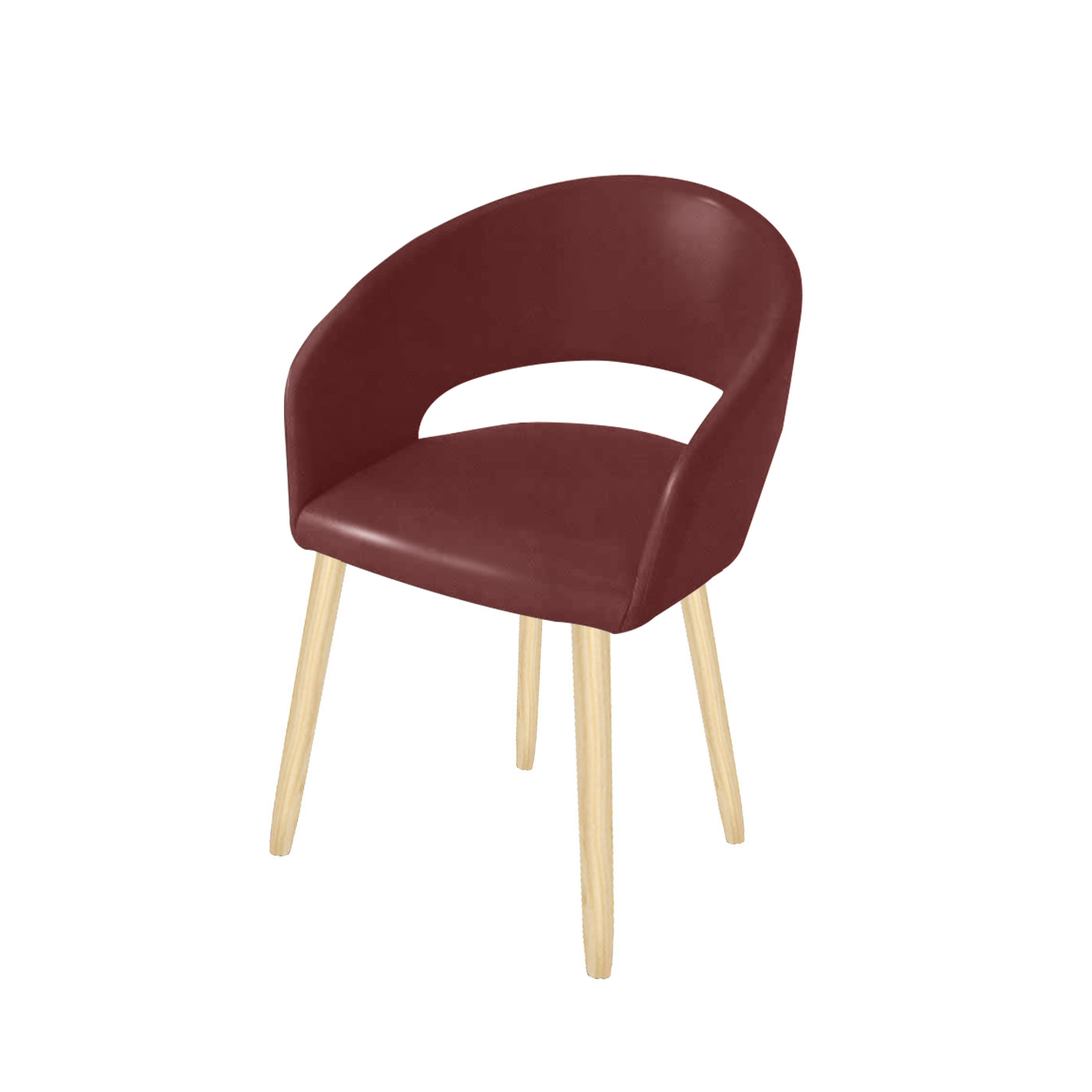 Ostrava Faux Leather Light Dining Chair