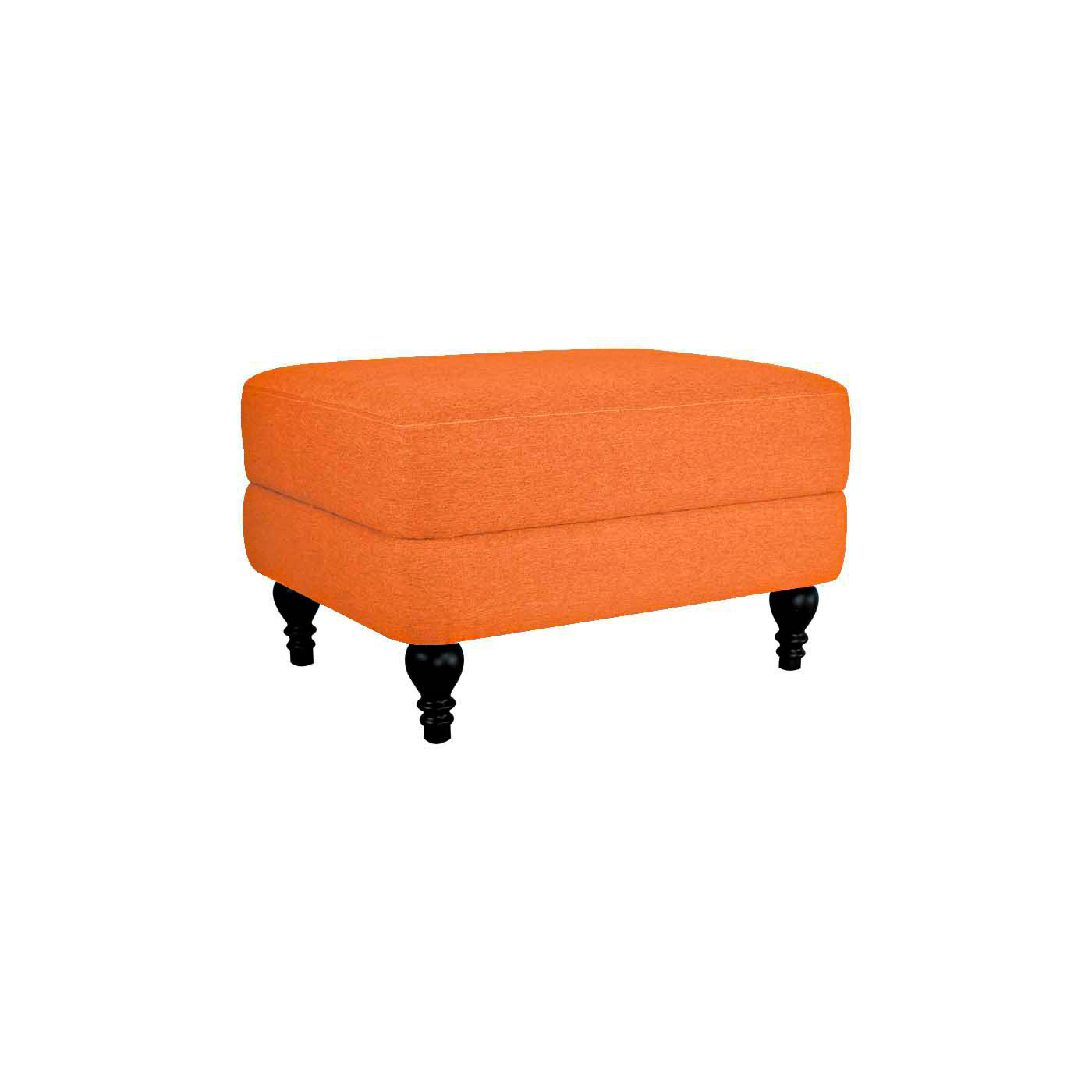 Rosewall  Ebony Ottoman