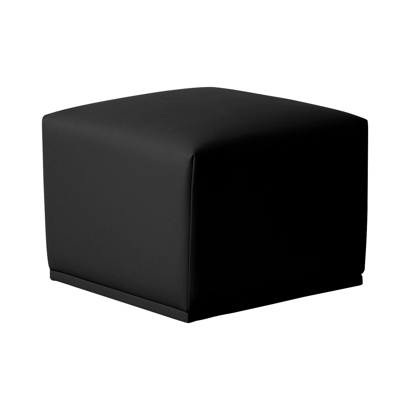 St. Pauli Faux Leather Ottoman (Clearance)