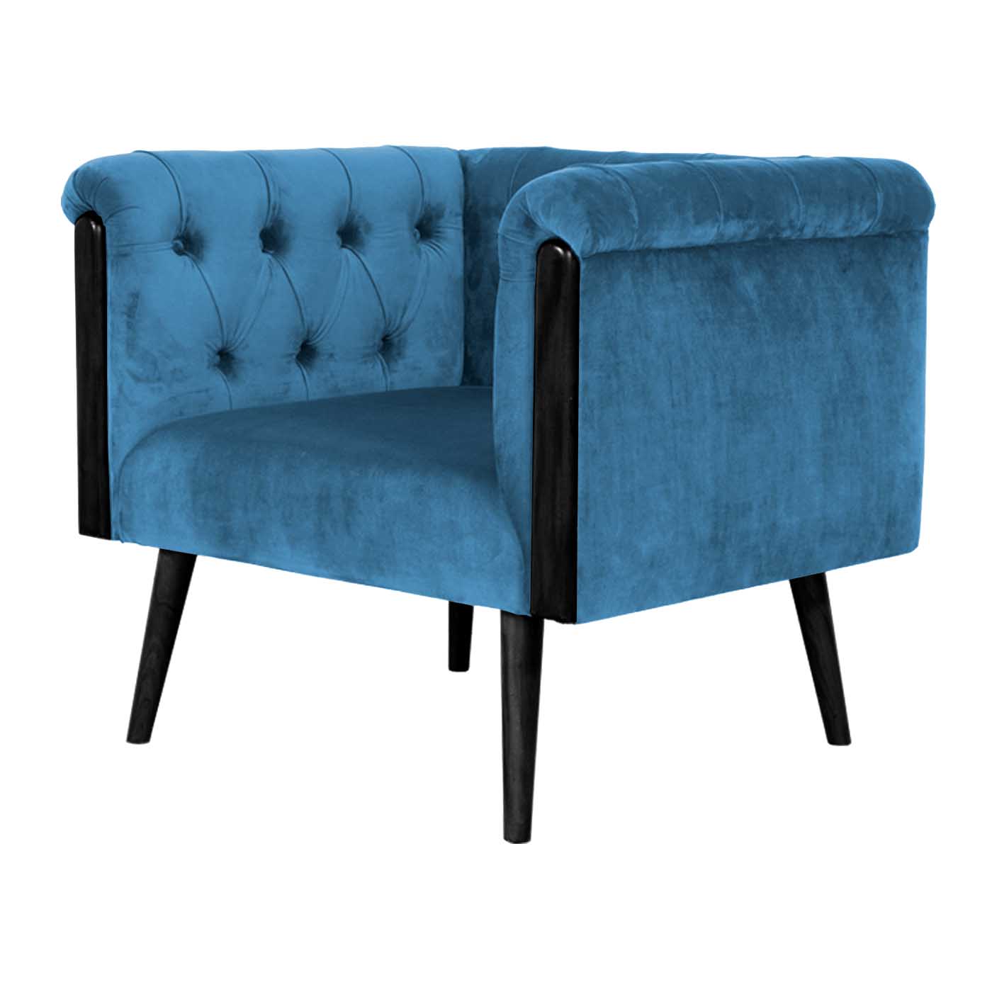 Chesterfield  Ebony Single Sofa