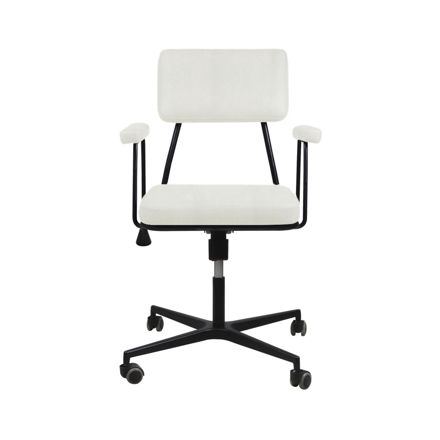 Noblitt Off-White Work Chair